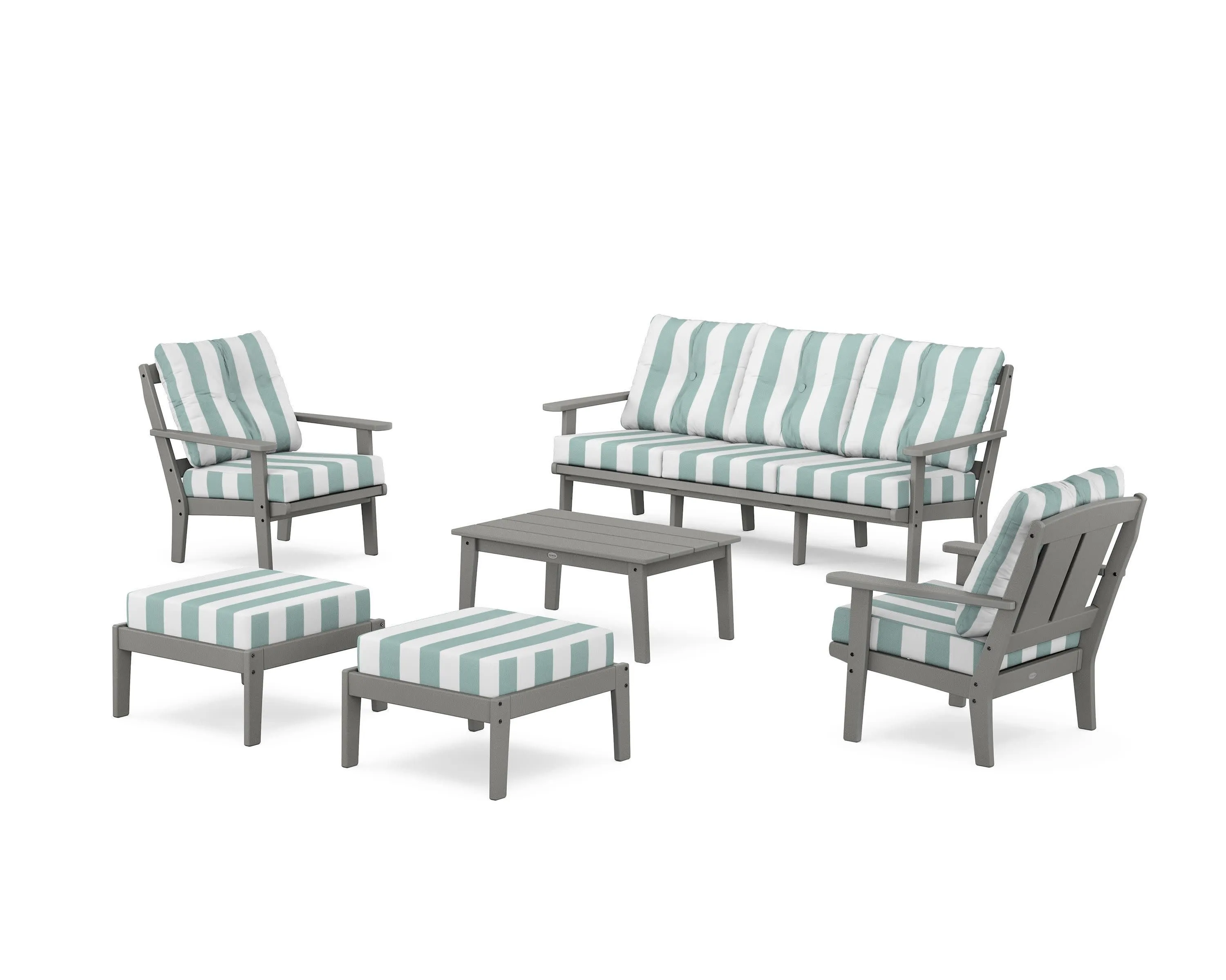 Mission 6-Piece Lounge Sofa Set