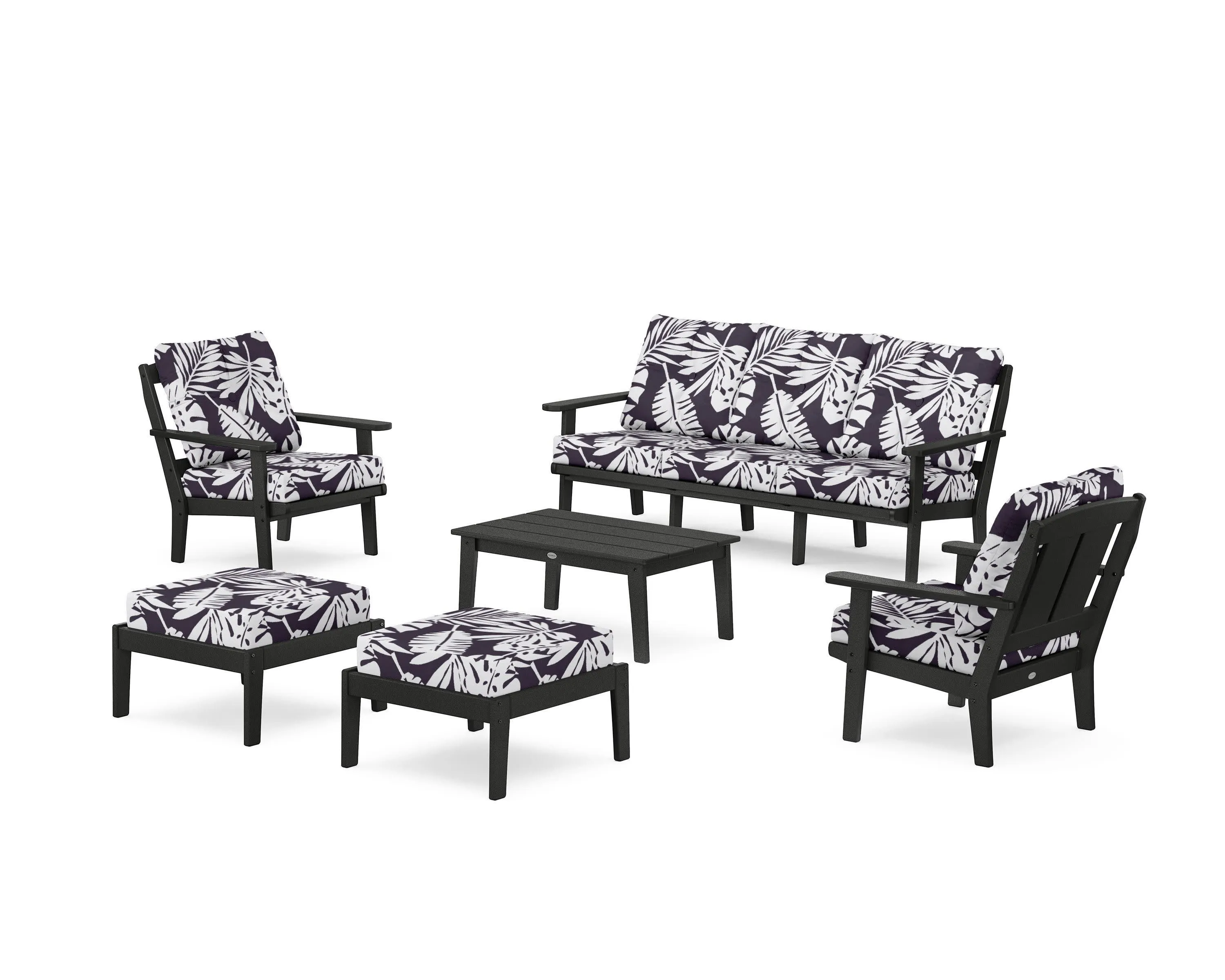Mission 6-Piece Lounge Sofa Set