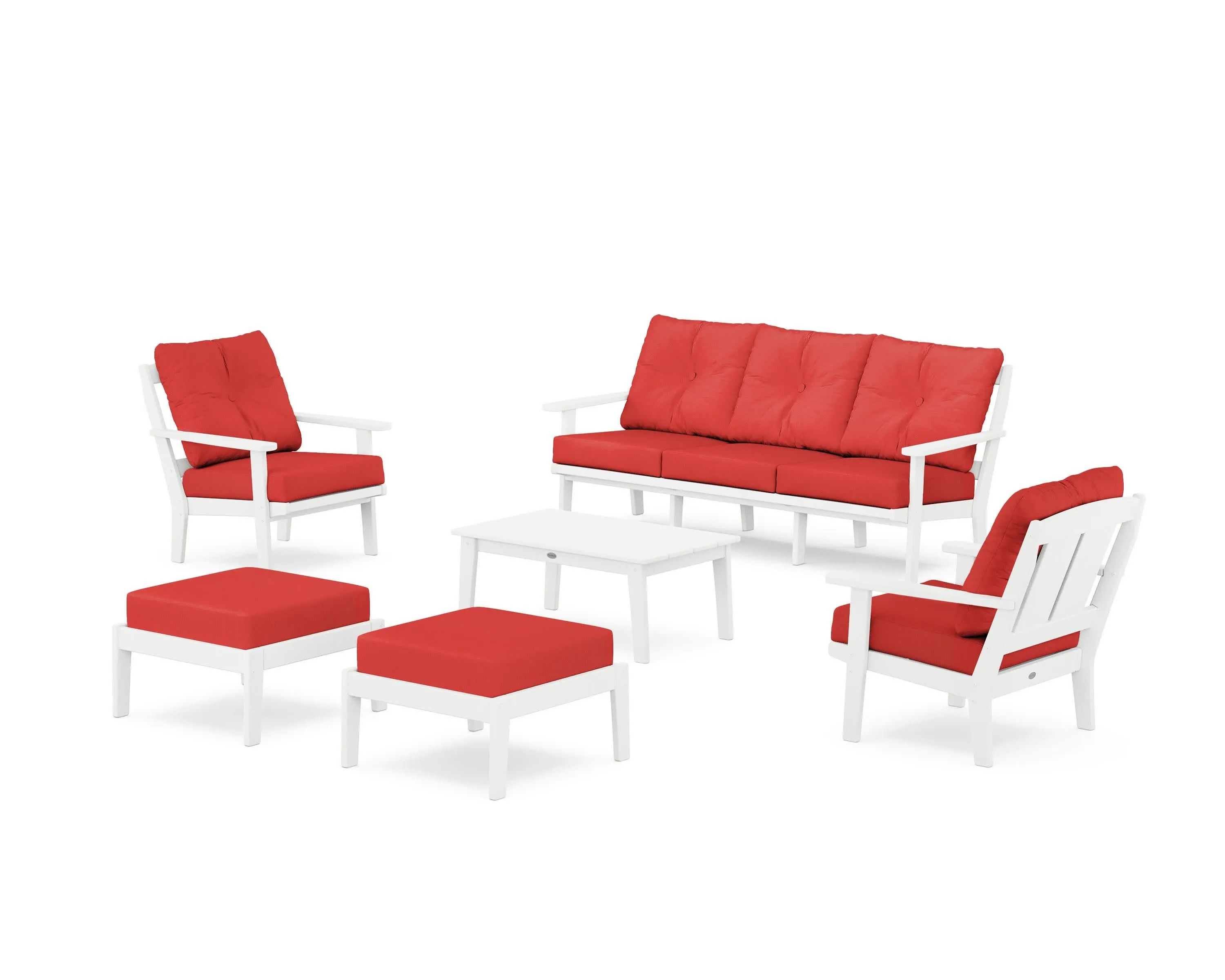 Mission 6-Piece Lounge Sofa Set