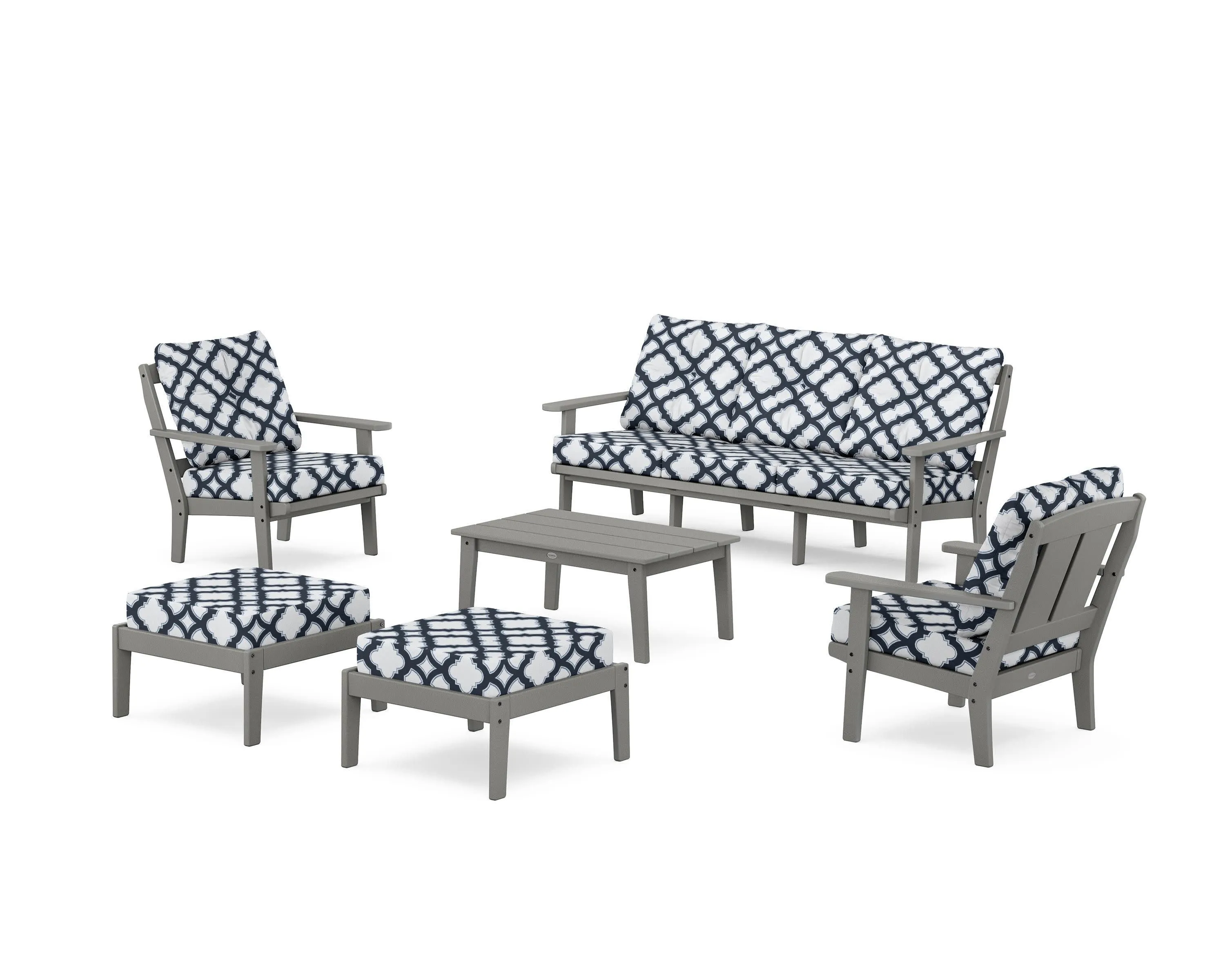 Mission 6-Piece Lounge Sofa Set
