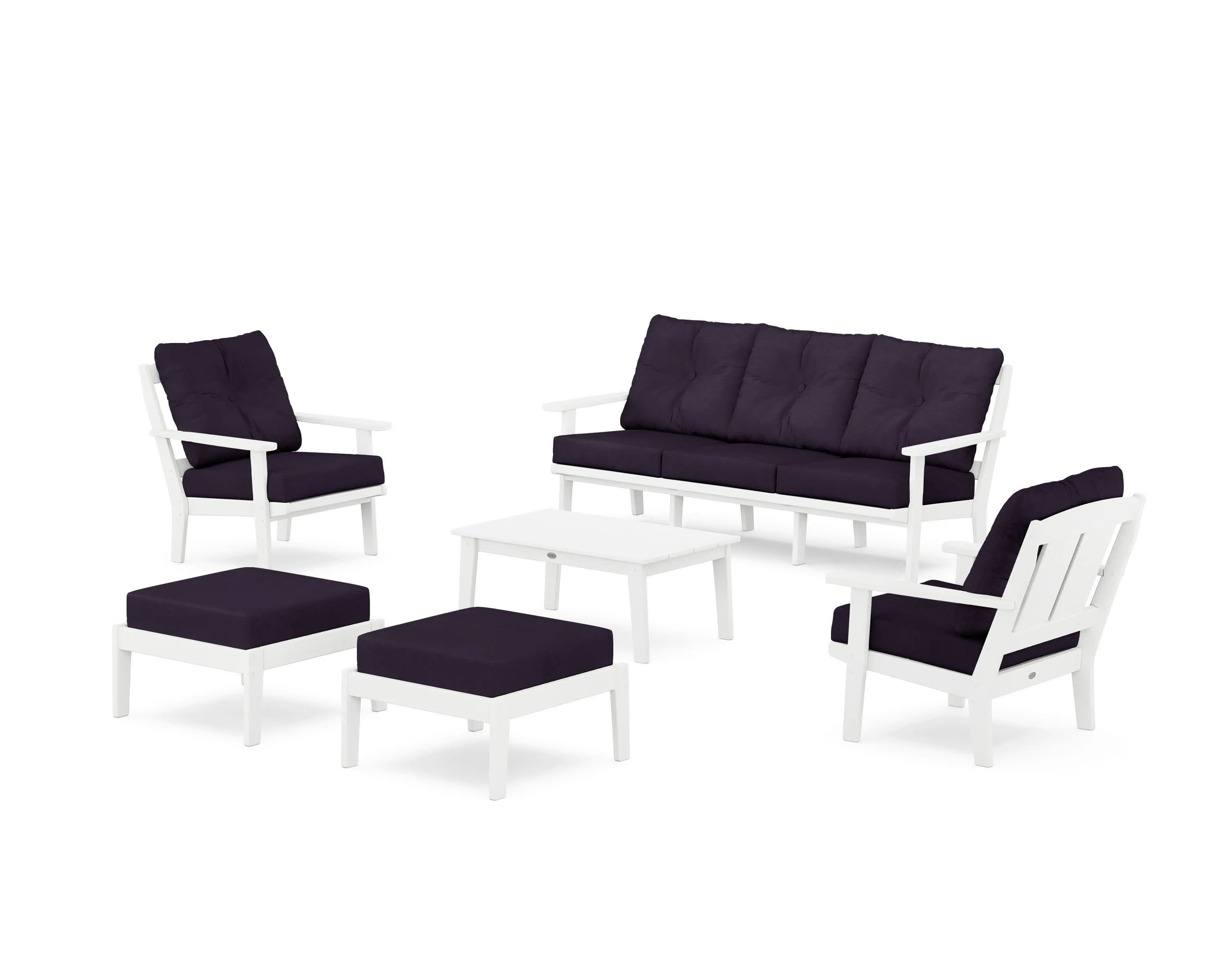 Mission 6-Piece Lounge Sofa Set