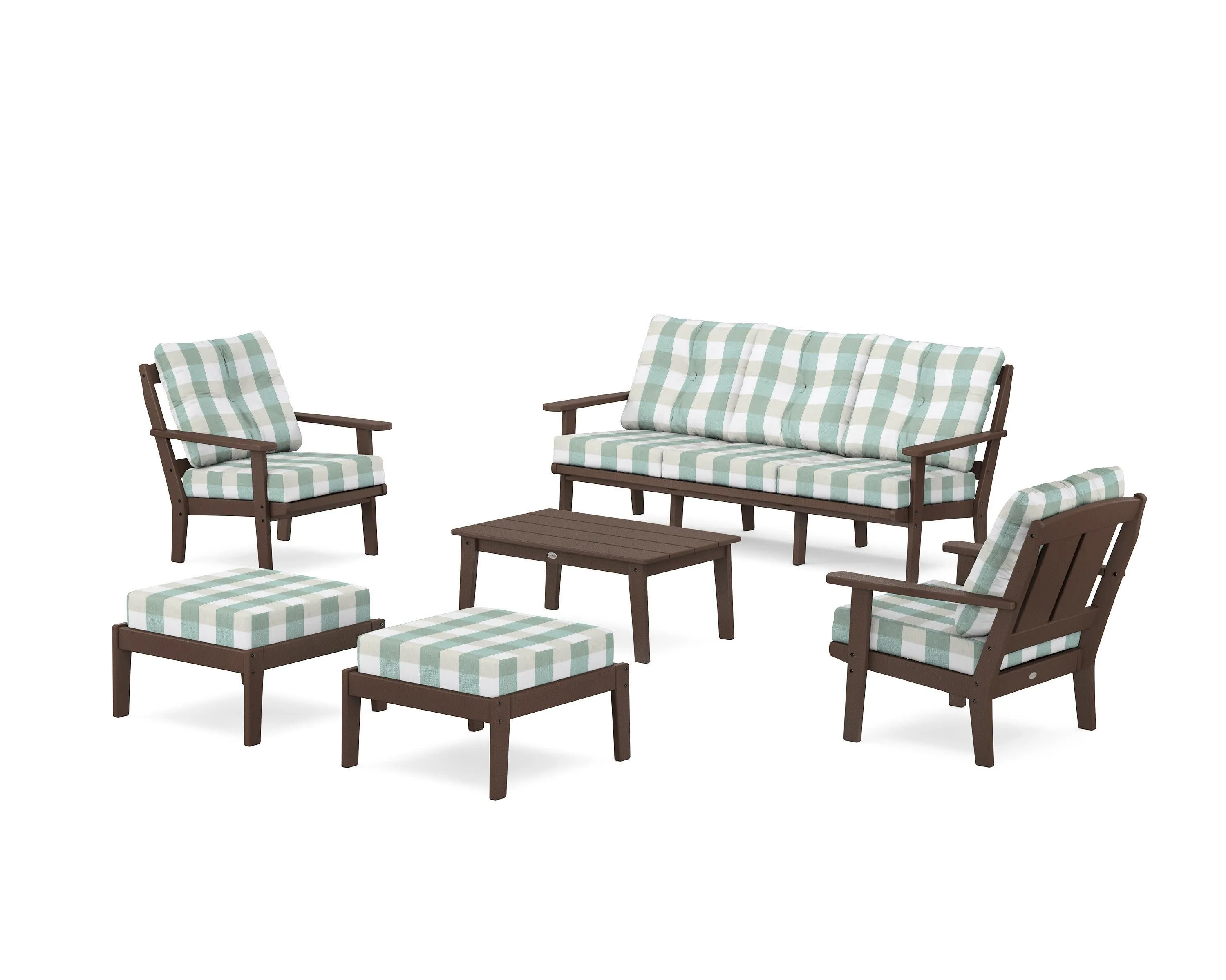 Mission 6-Piece Lounge Sofa Set