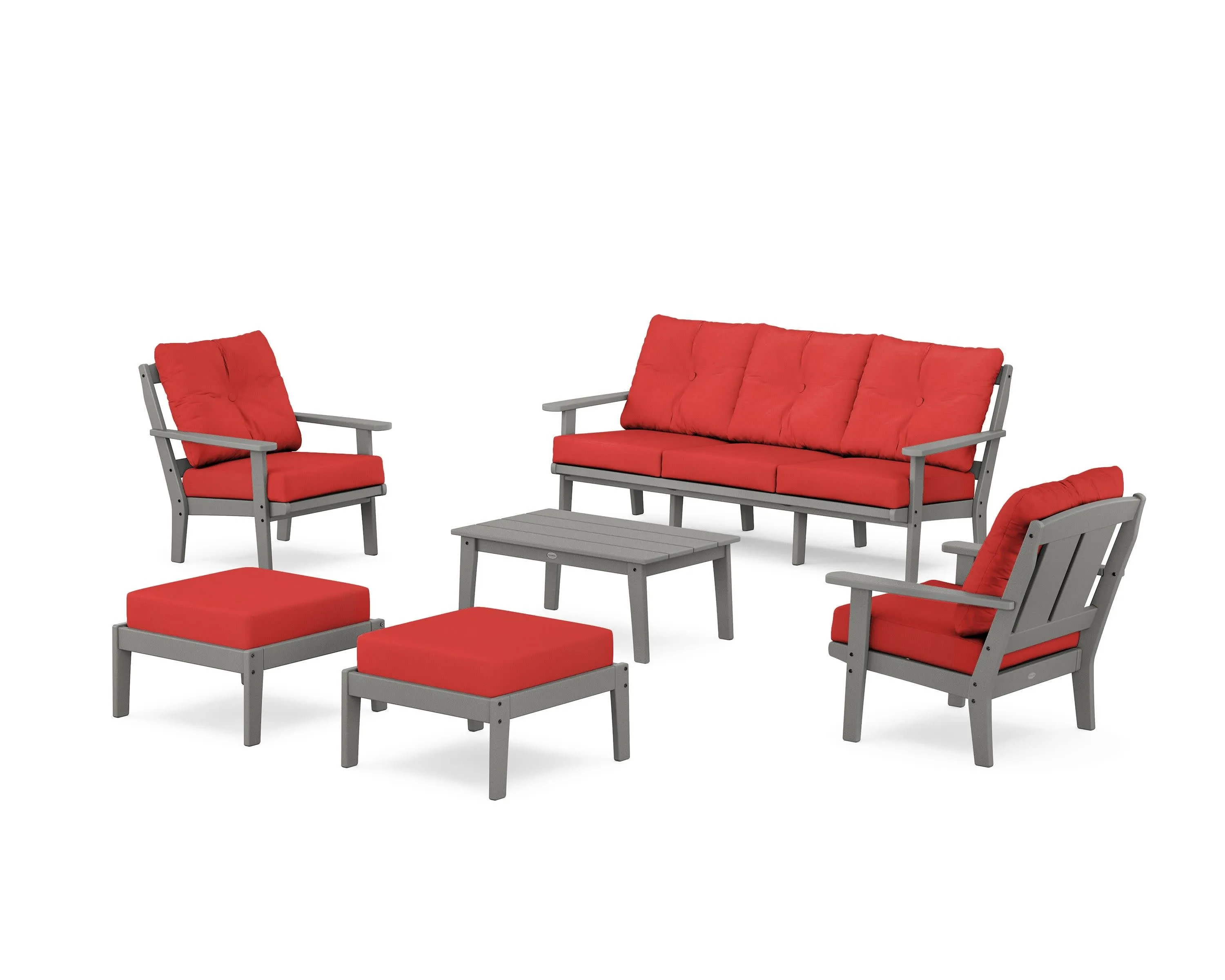 Mission 6-Piece Lounge Sofa Set