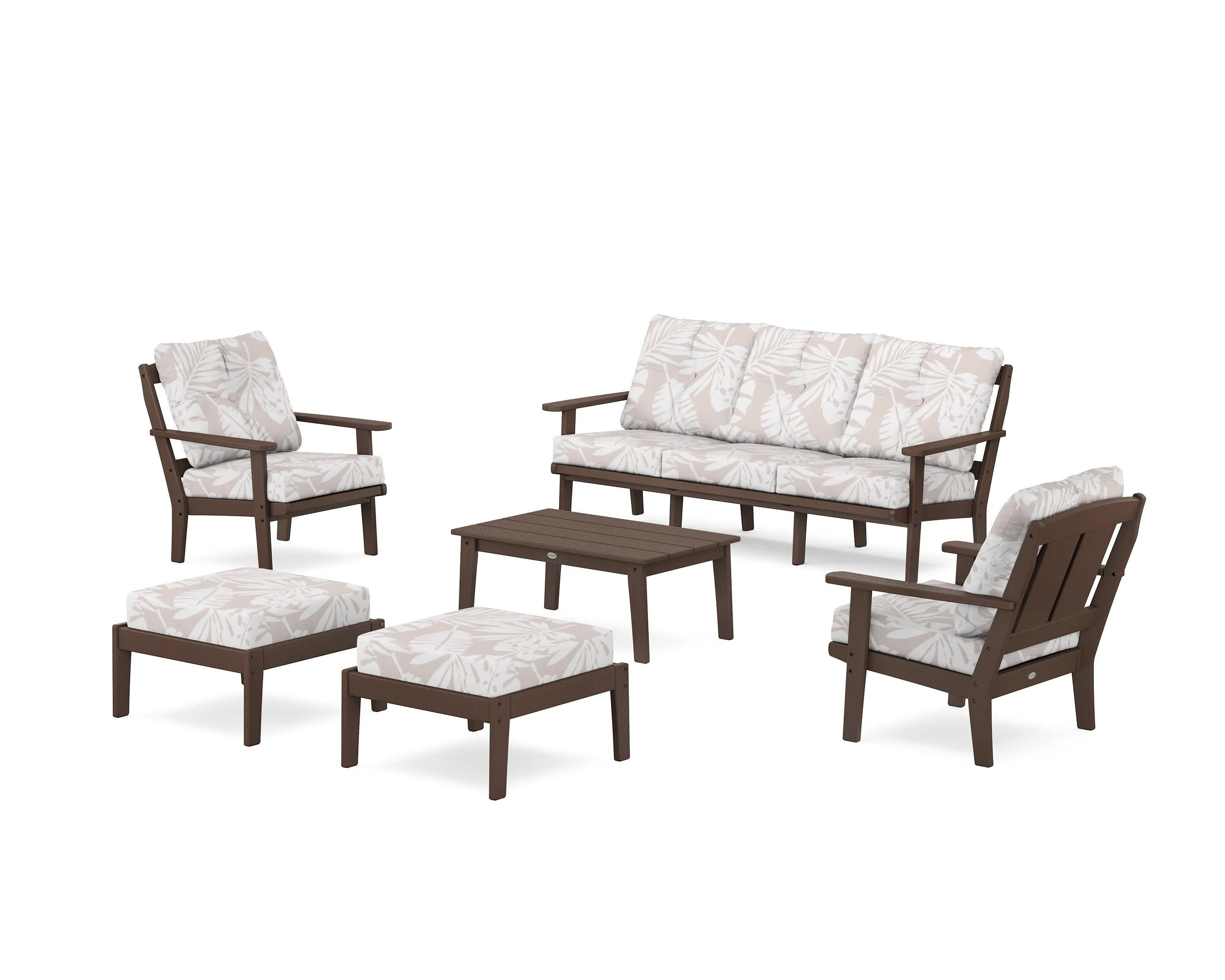 Mission 6-Piece Lounge Sofa Set