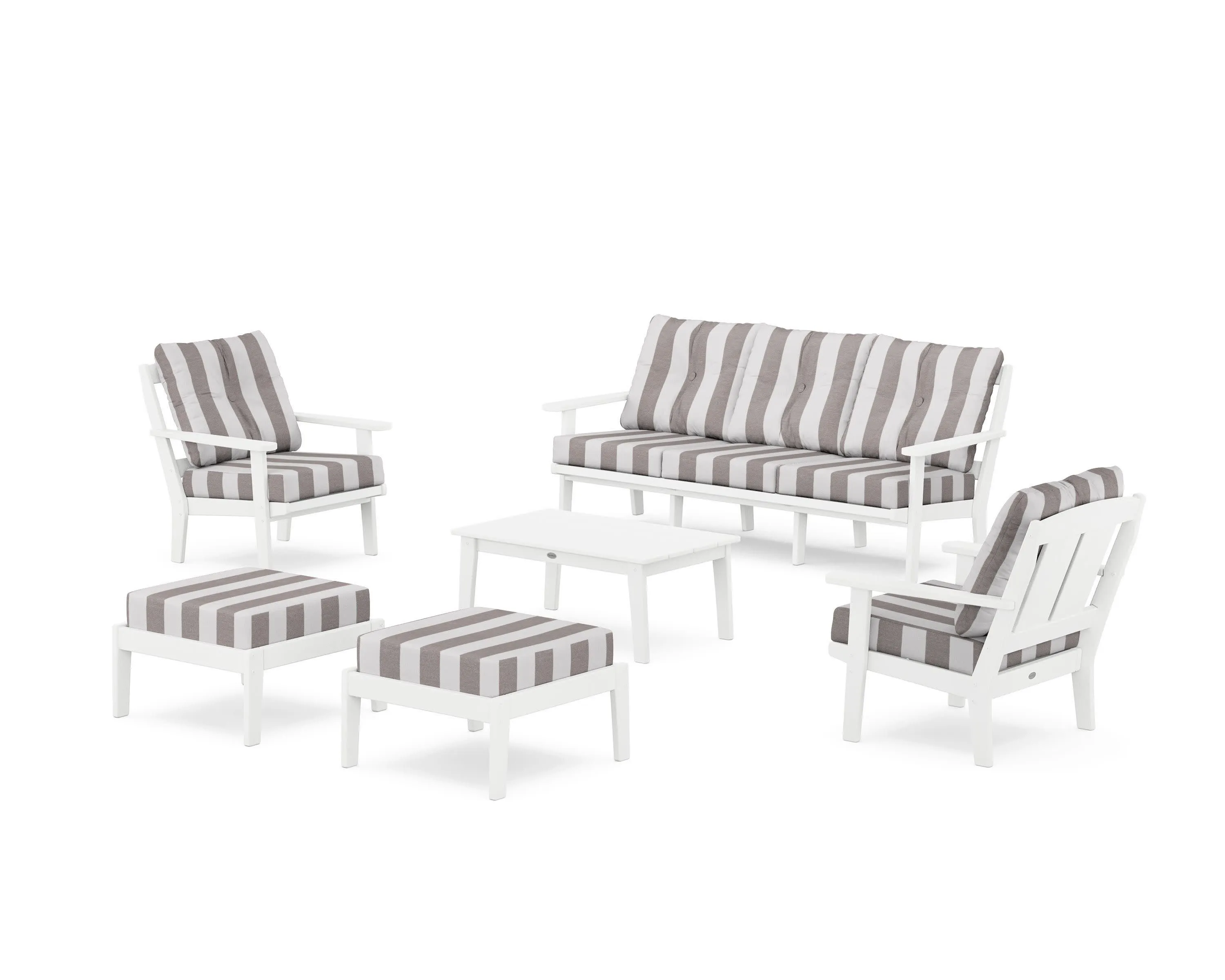 Mission 6-Piece Lounge Sofa Set