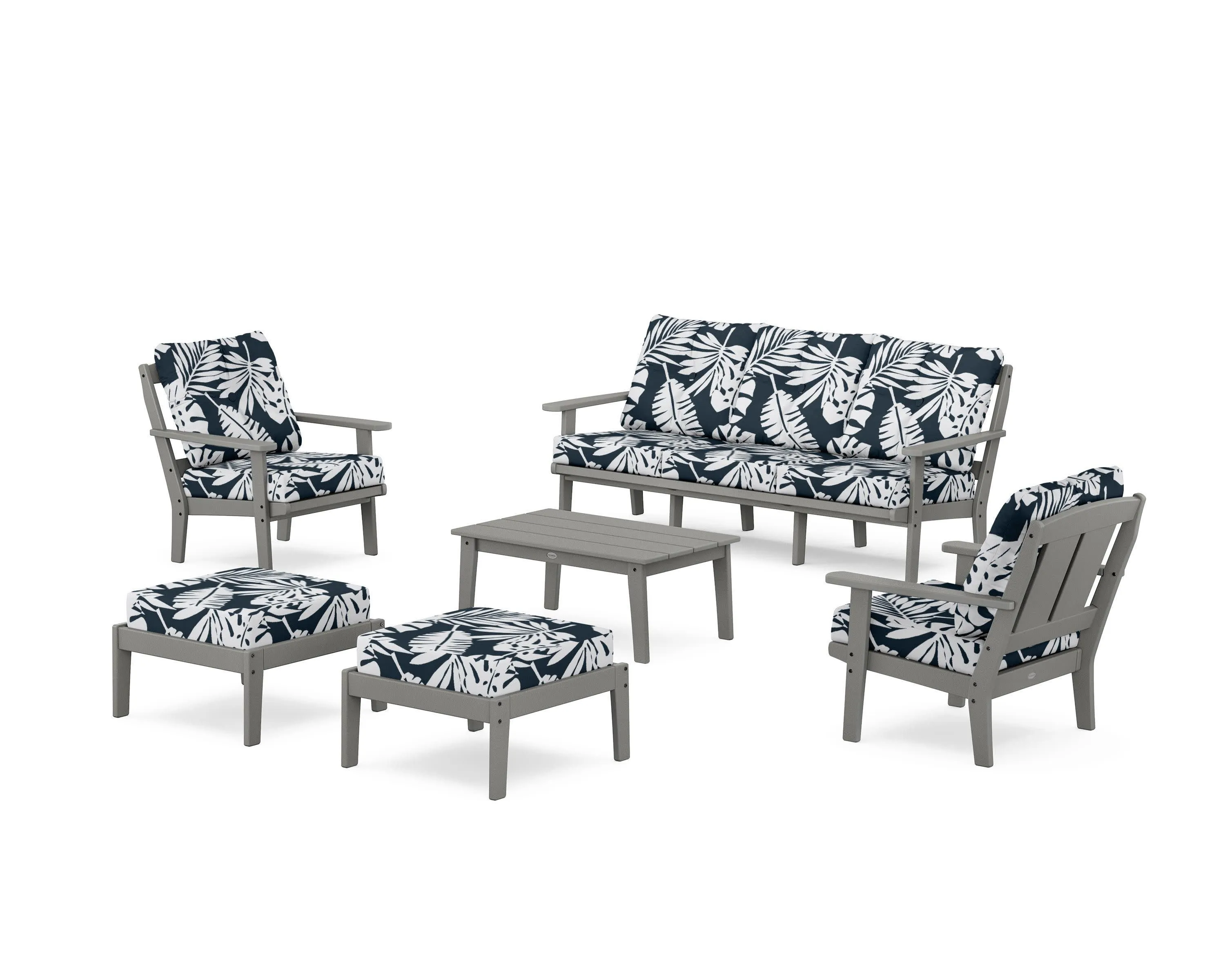 Mission 6-Piece Lounge Sofa Set