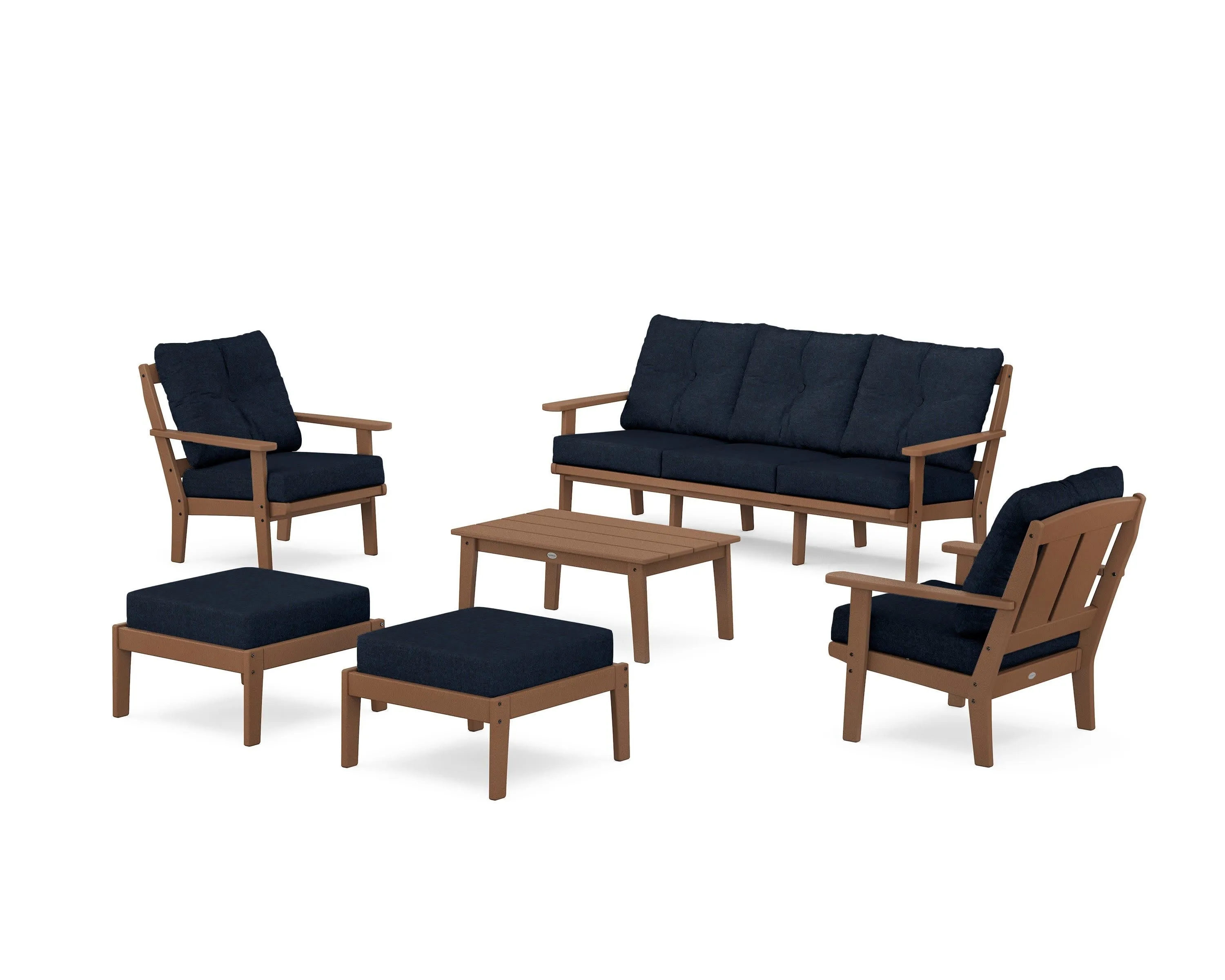 Mission 6-Piece Lounge Sofa Set