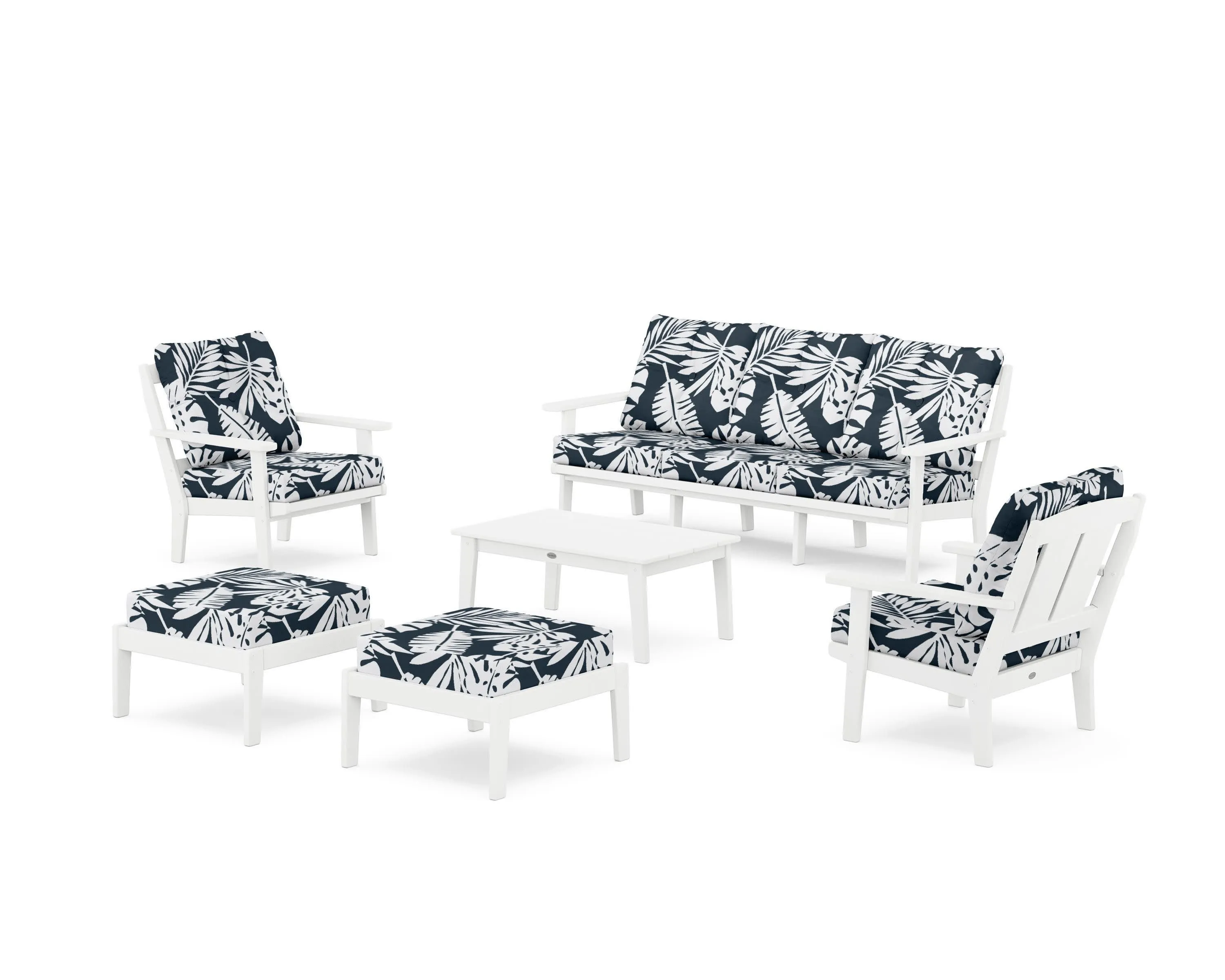 Mission 6-Piece Lounge Sofa Set