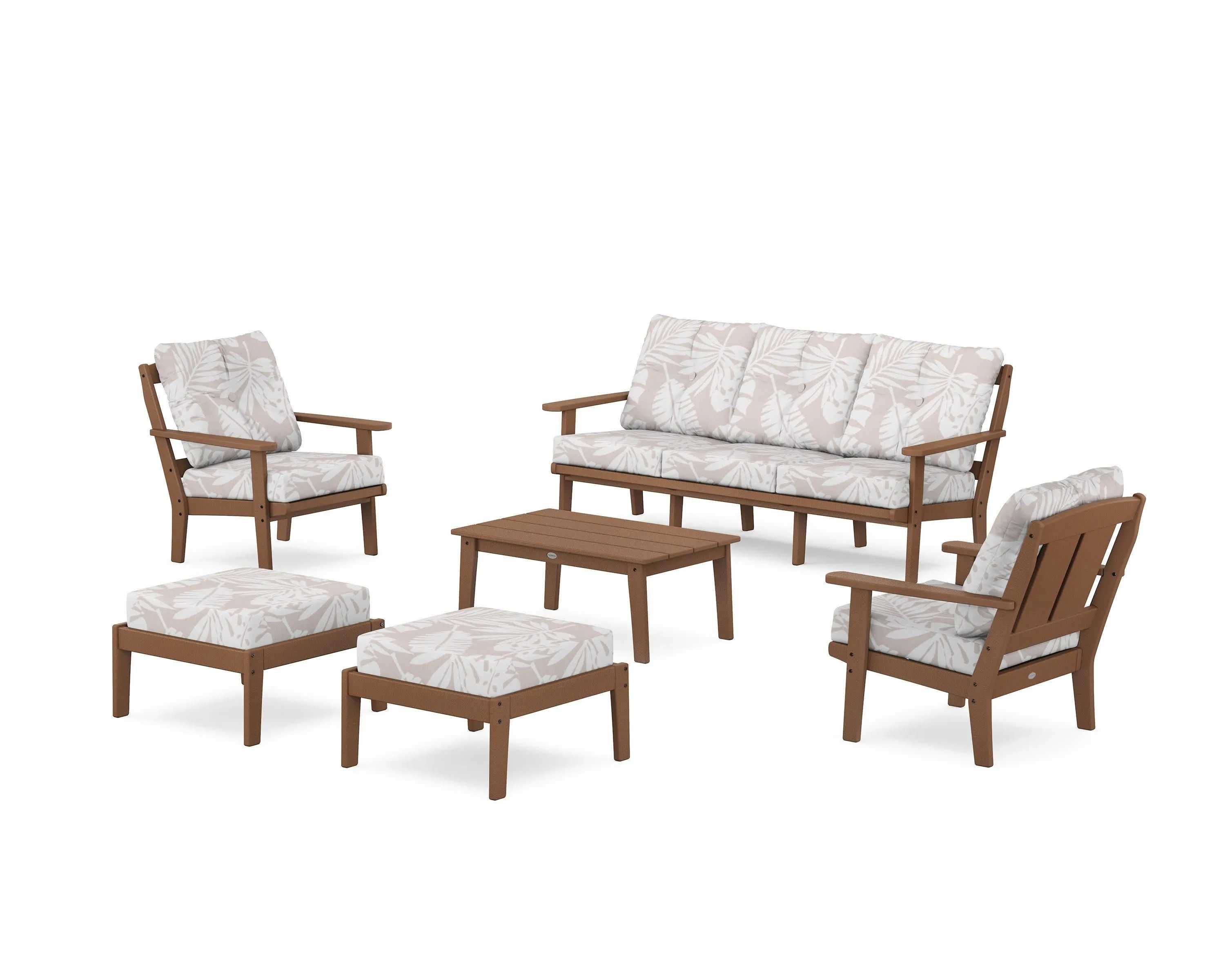 Mission 6-Piece Lounge Sofa Set