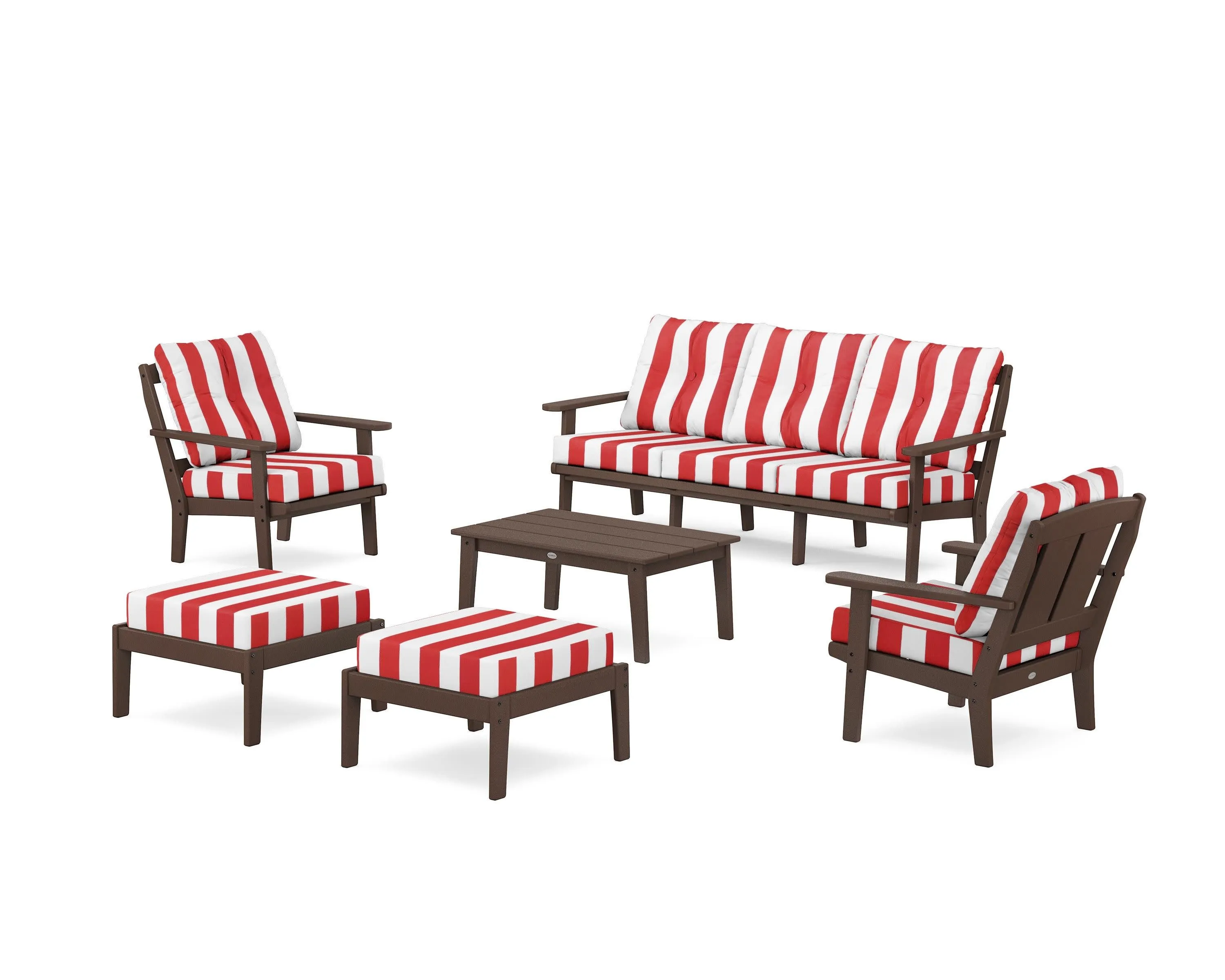 Mission 6-Piece Lounge Sofa Set