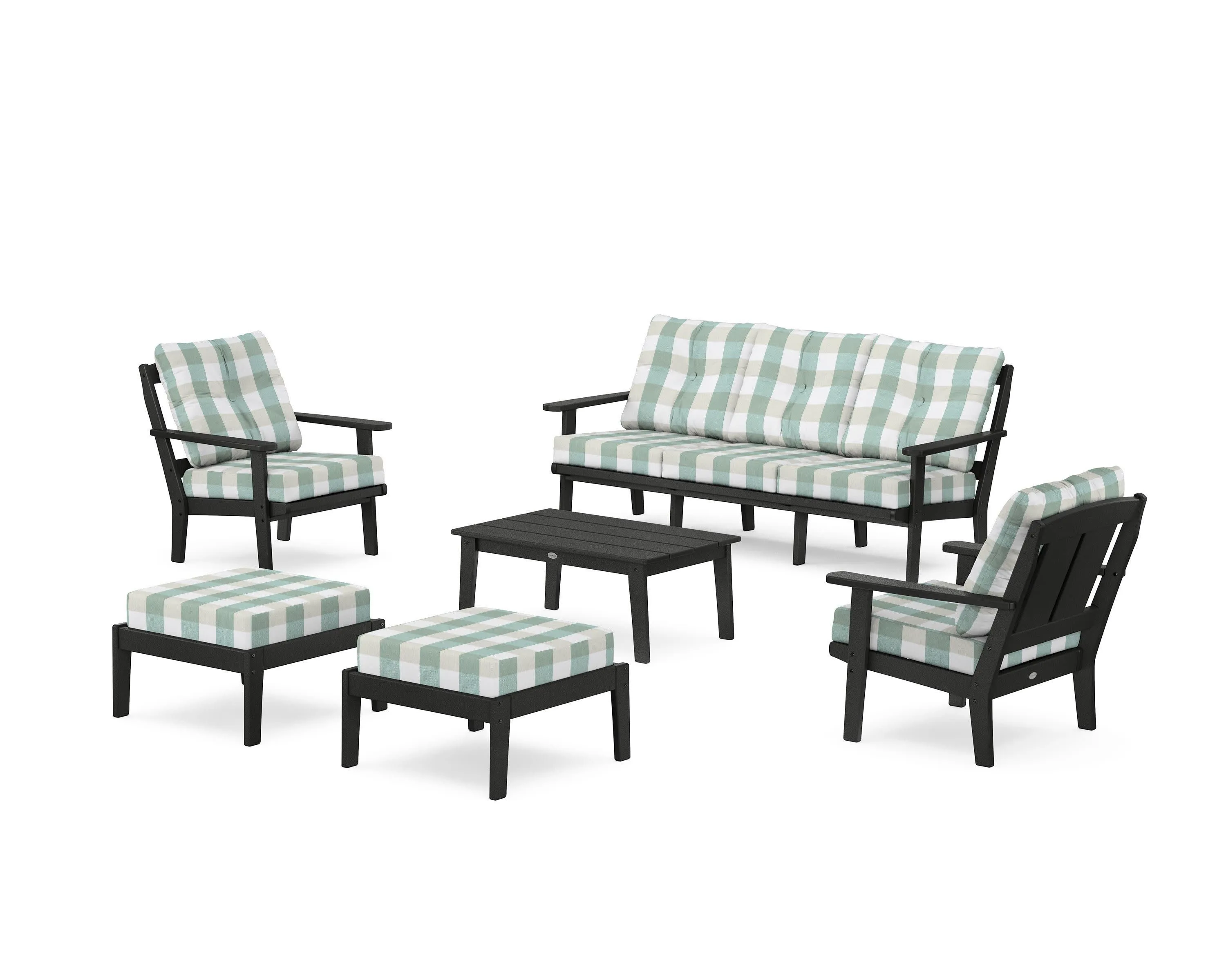 Mission 6-Piece Lounge Sofa Set