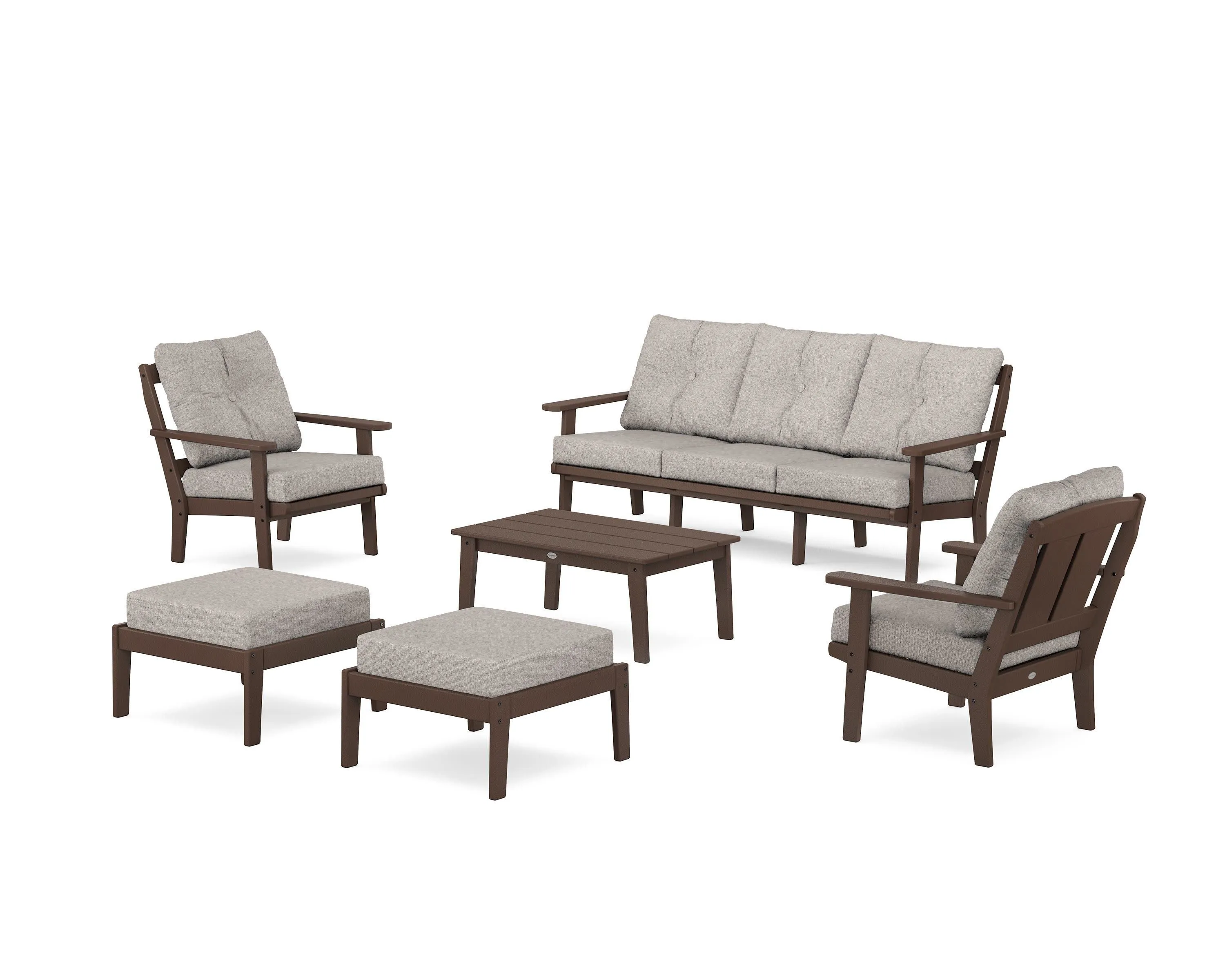 Mission 6-Piece Lounge Sofa Set