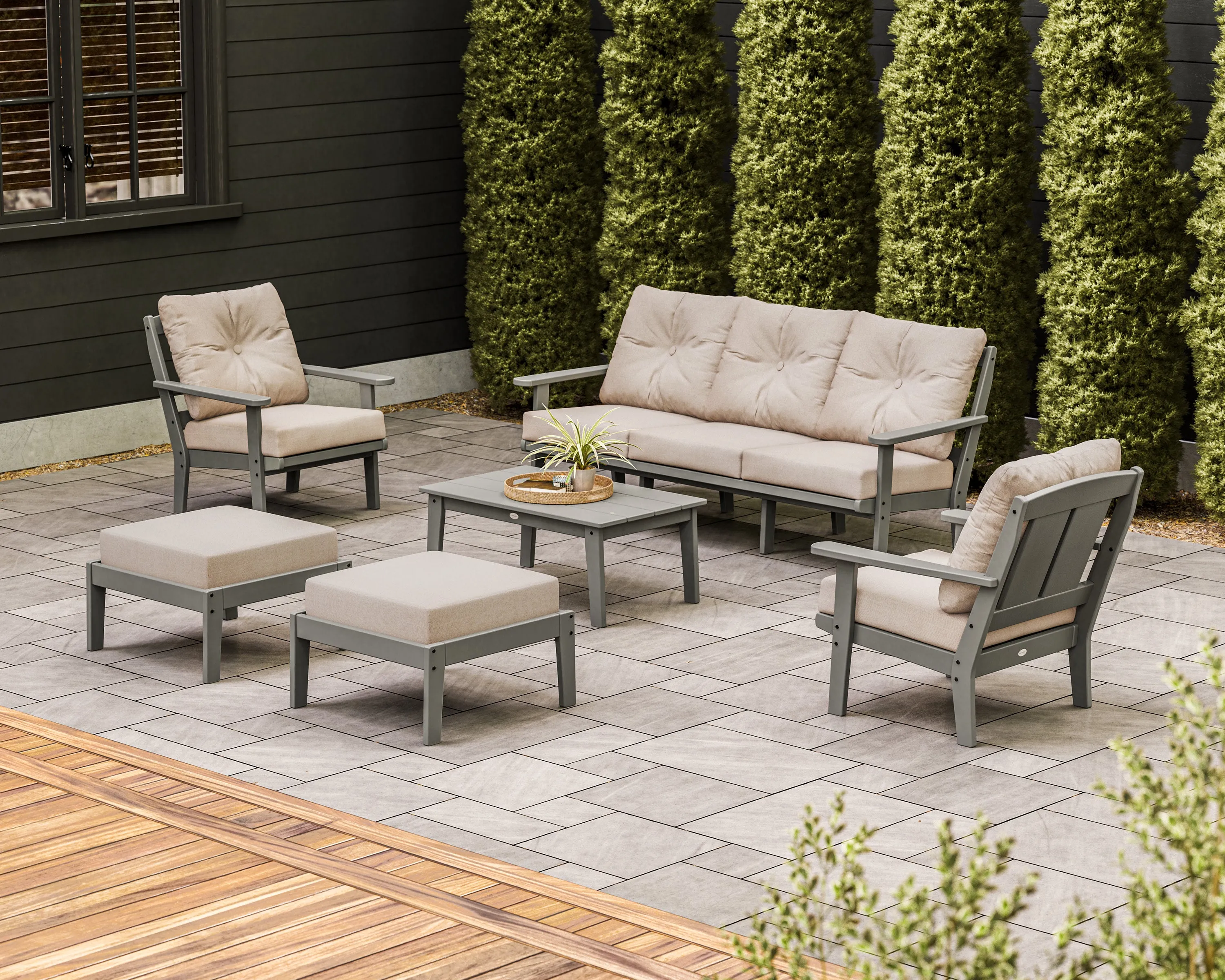 Mission 6-Piece Lounge Sofa Set
