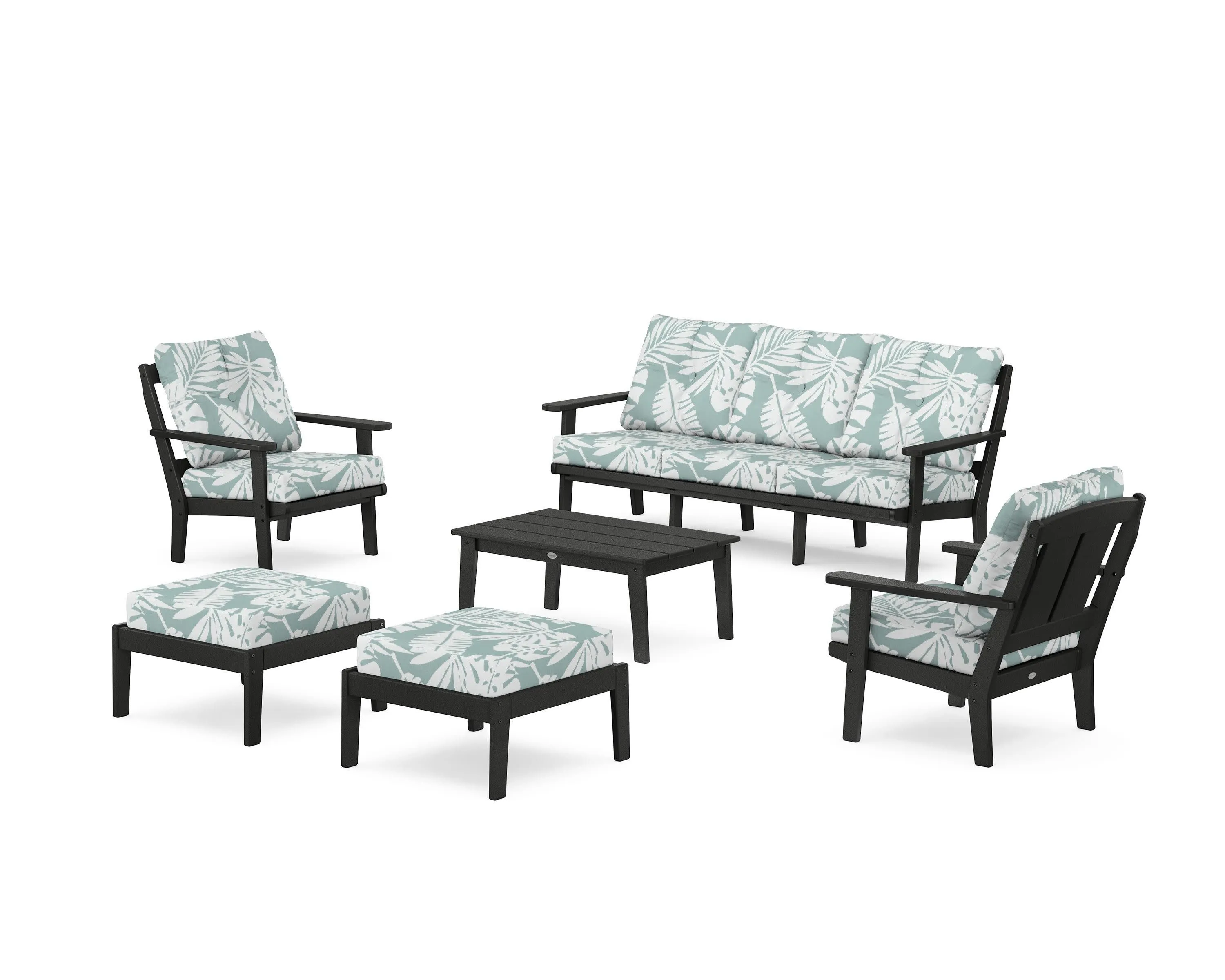 Mission 6-Piece Lounge Sofa Set