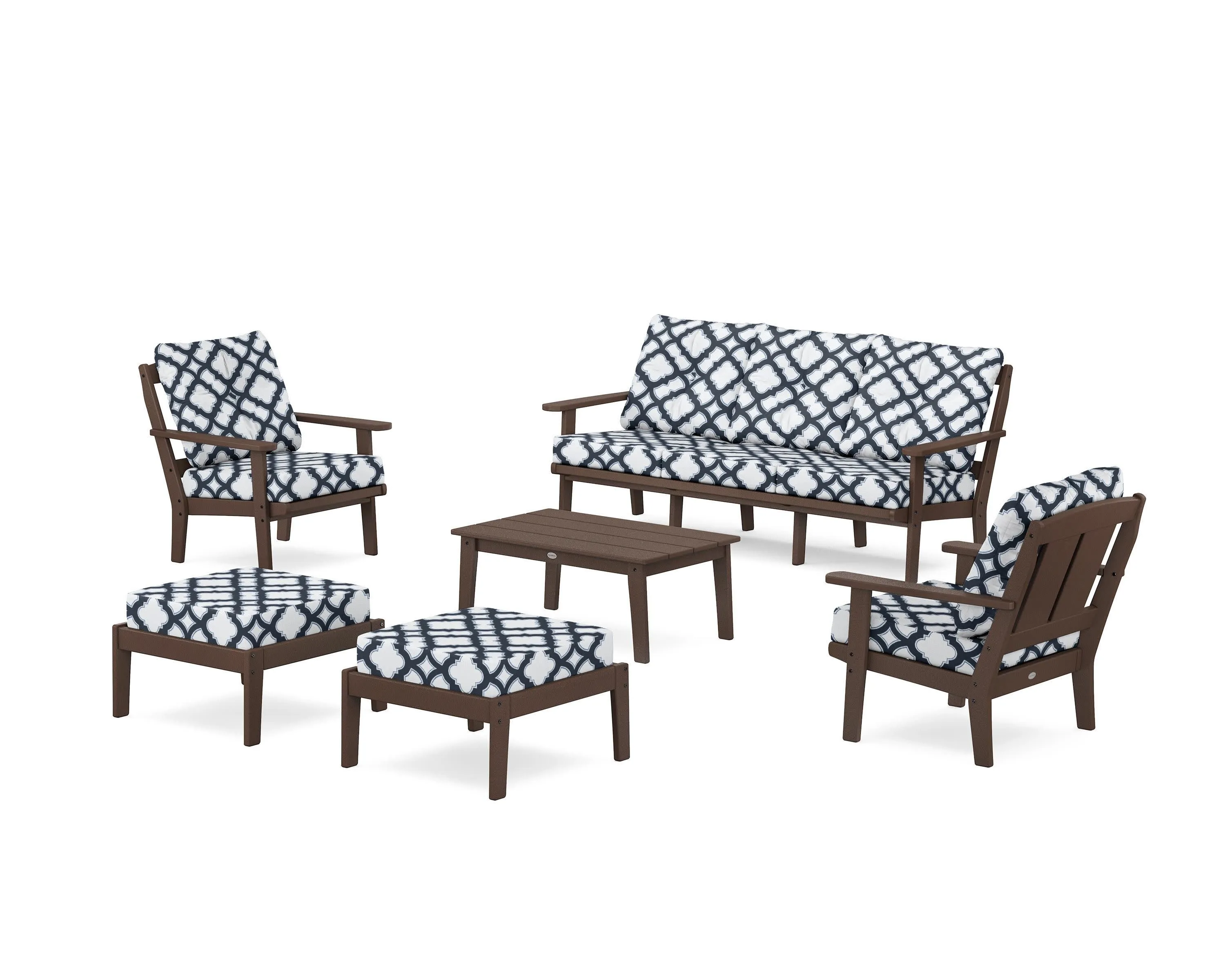 Mission 6-Piece Lounge Sofa Set