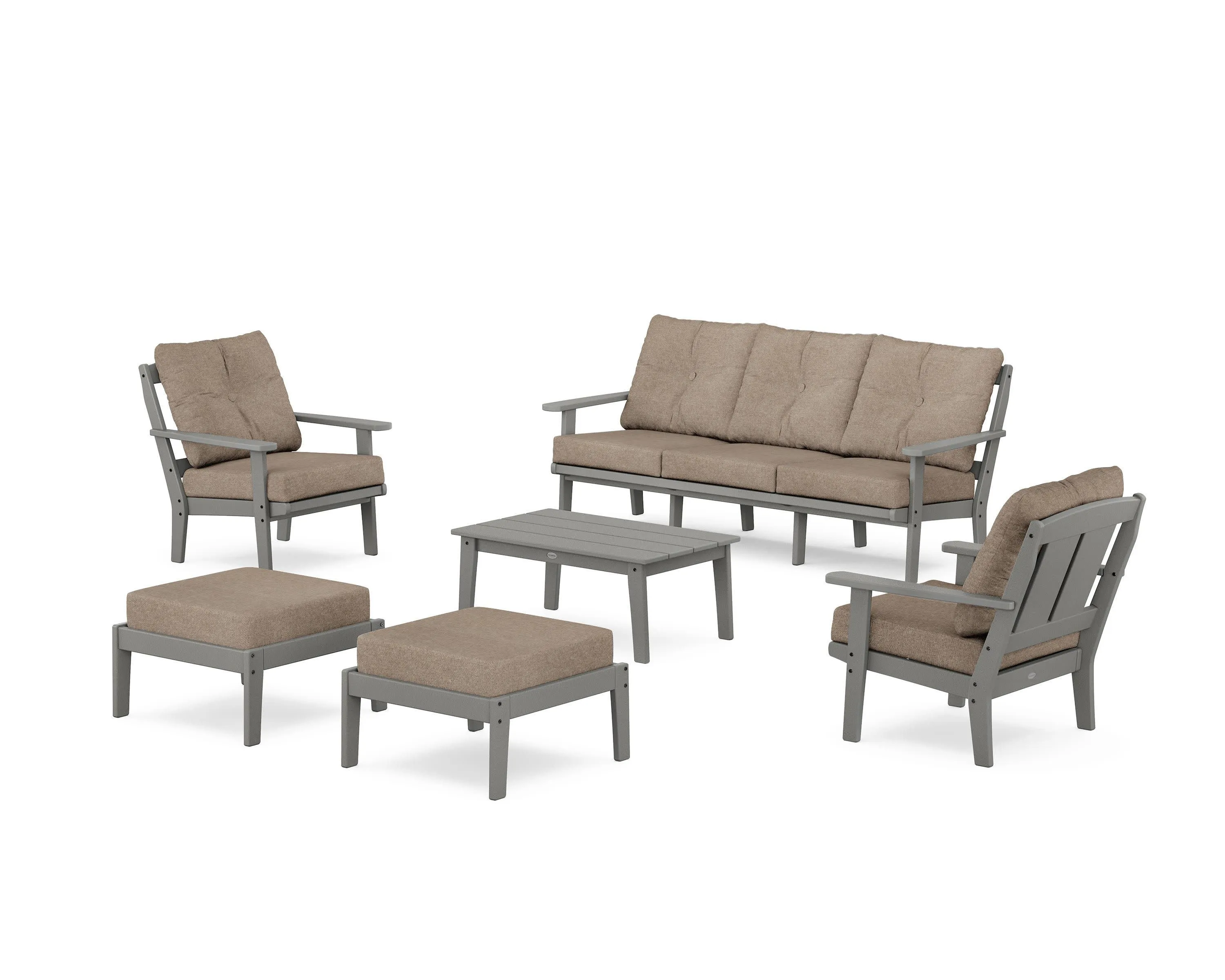 Mission 6-Piece Lounge Sofa Set