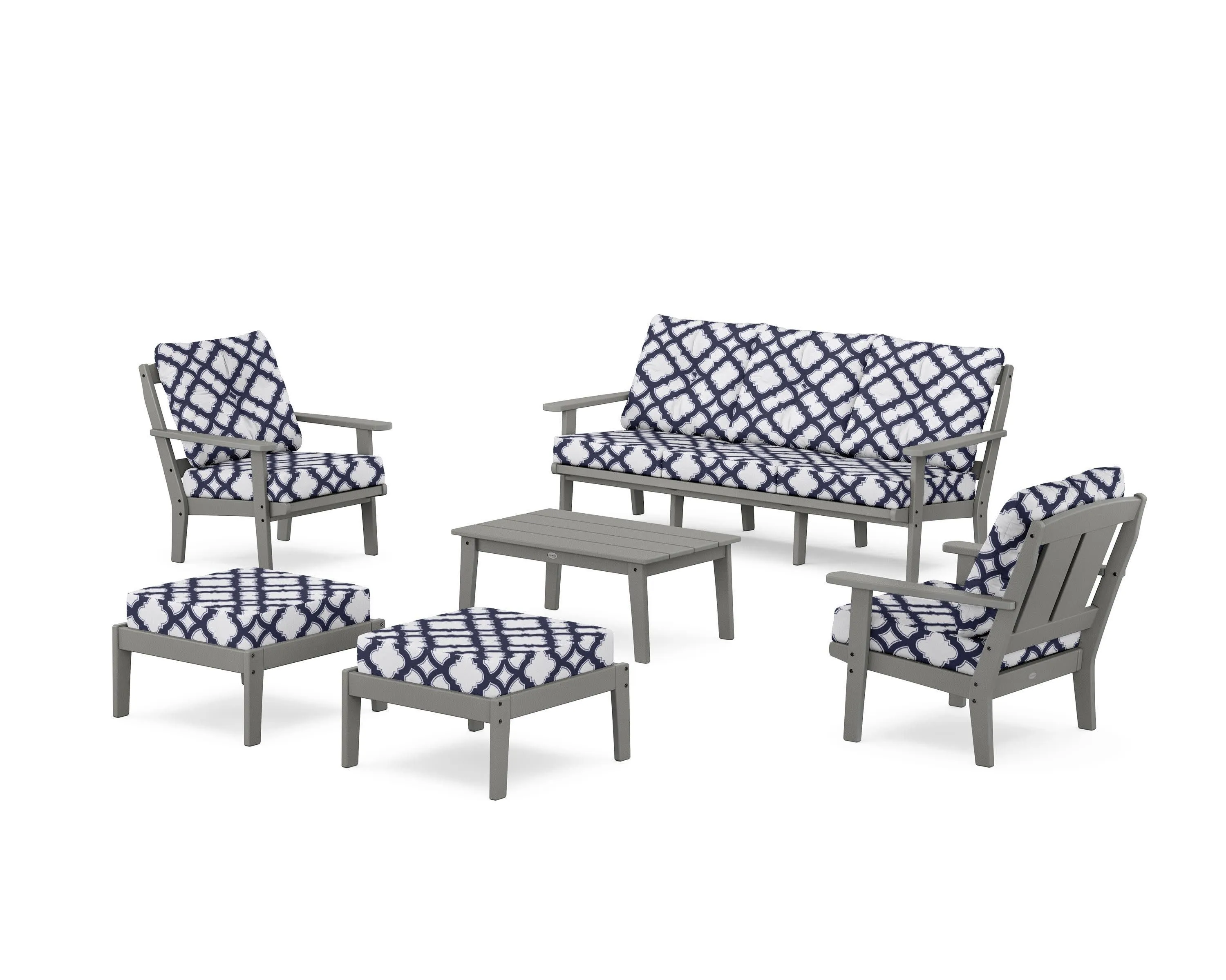 Mission 6-Piece Lounge Sofa Set