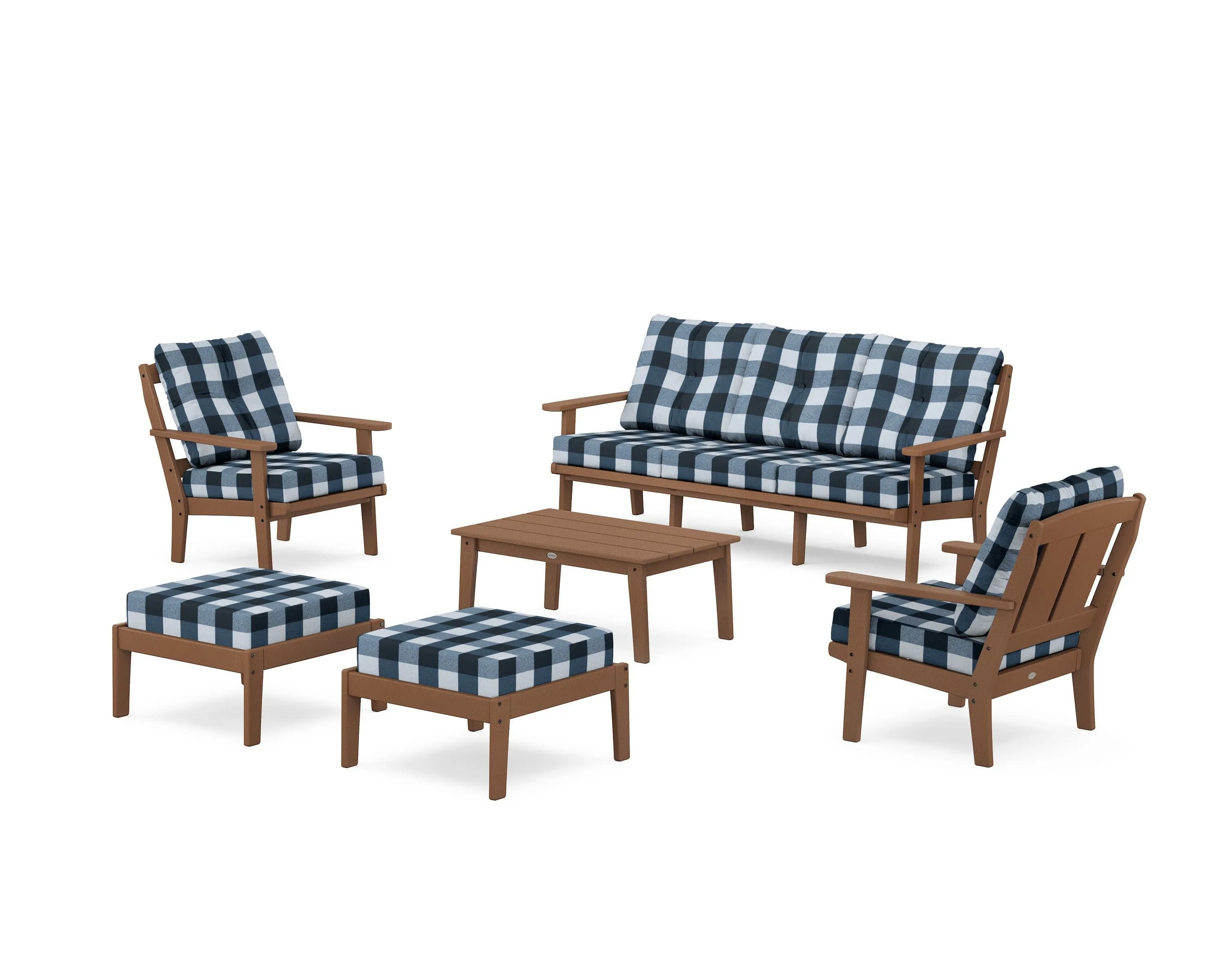 Mission 6-Piece Lounge Sofa Set
