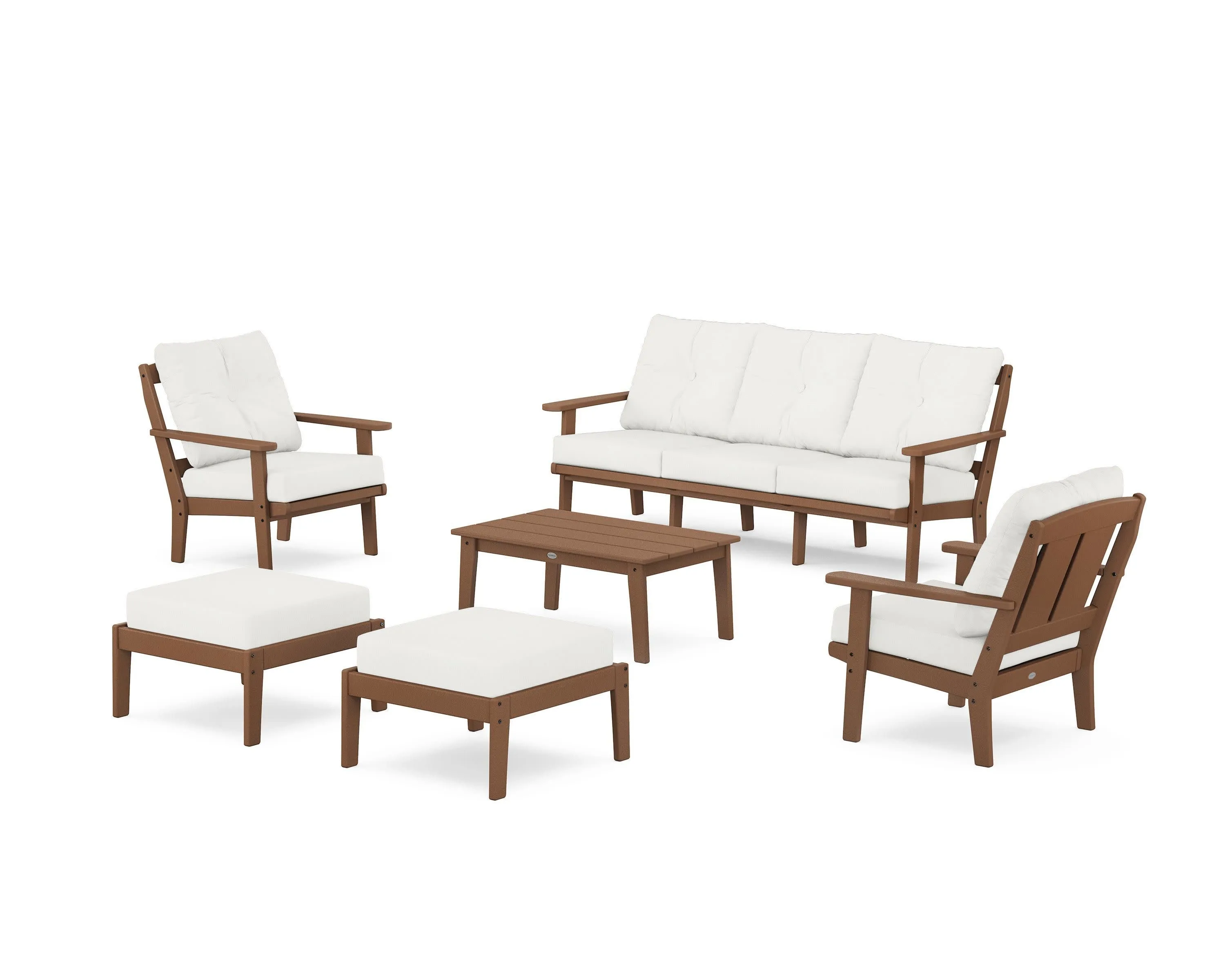 Mission 6-Piece Lounge Sofa Set