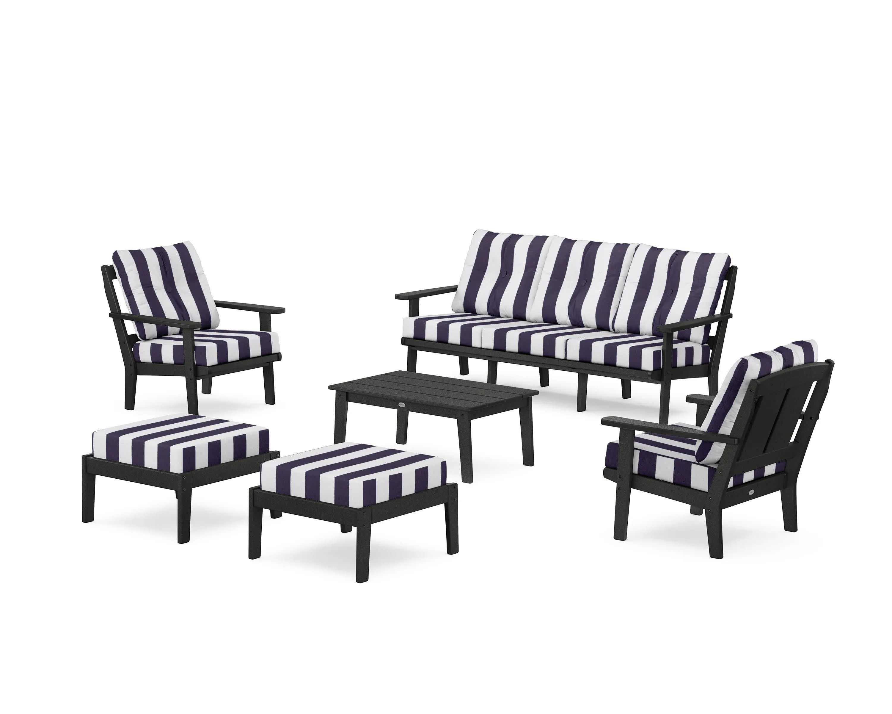 Mission 6-Piece Lounge Sofa Set