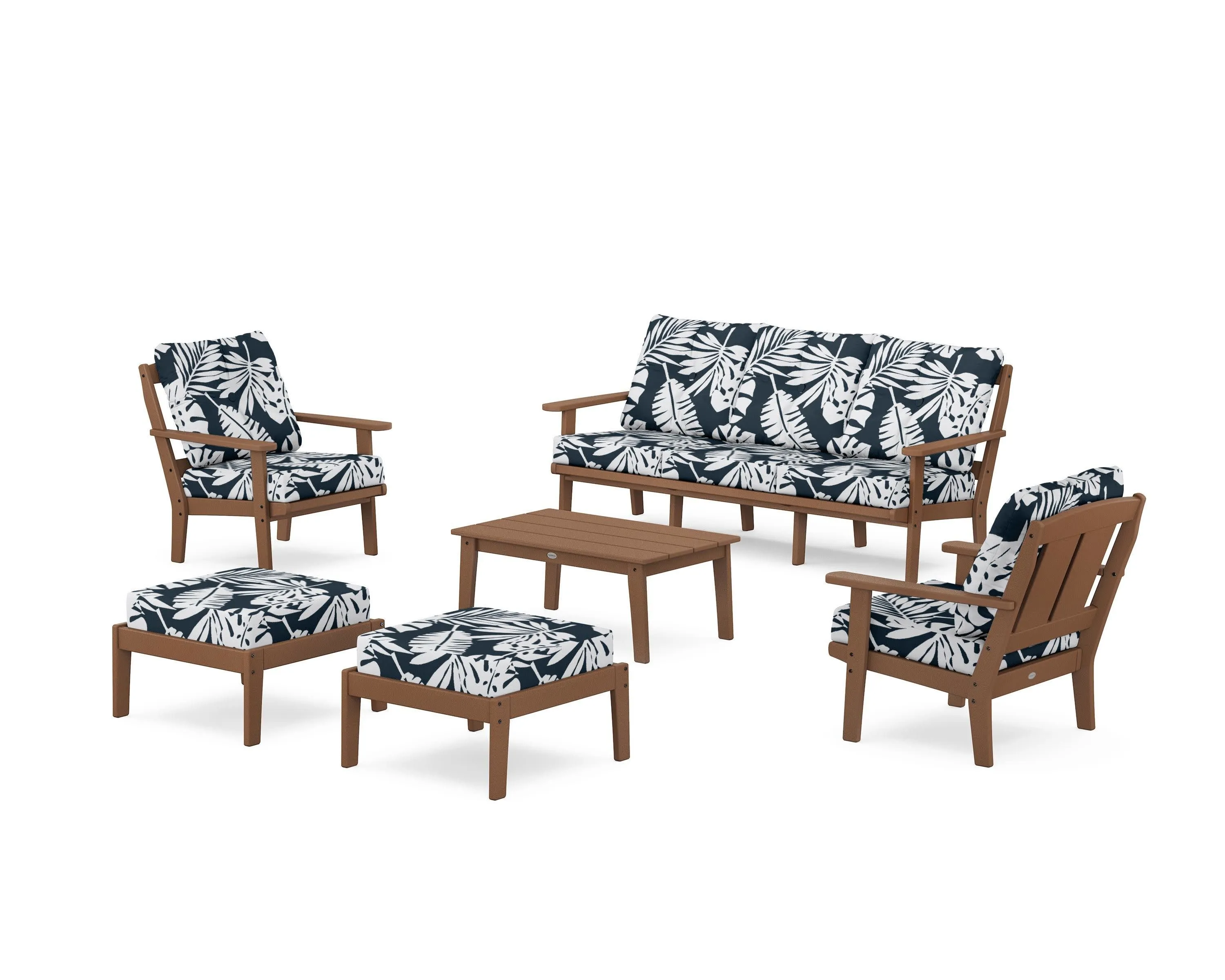 Mission 6-Piece Lounge Sofa Set