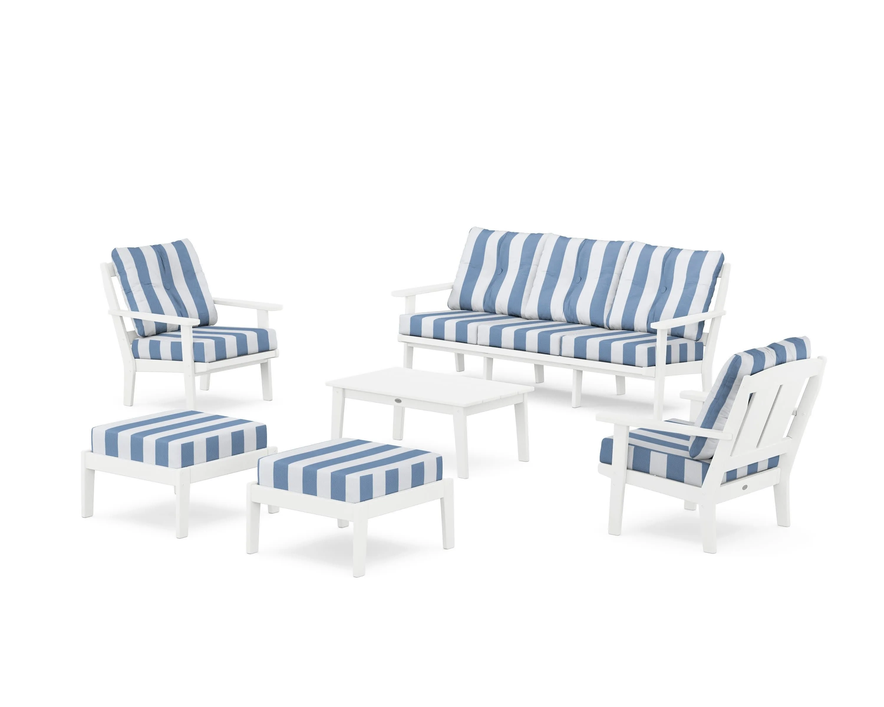 Mission 6-Piece Lounge Sofa Set