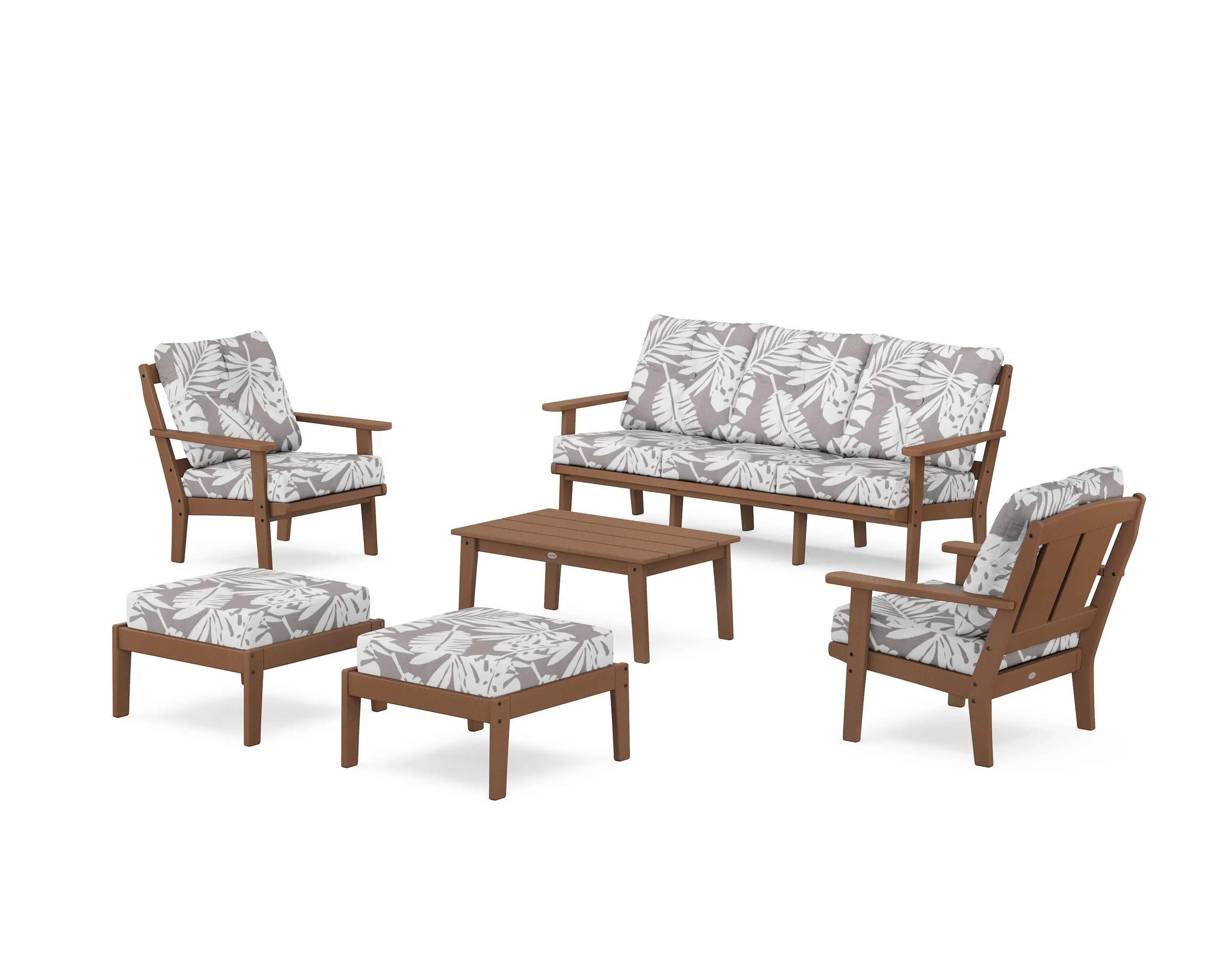 Mission 6-Piece Lounge Sofa Set