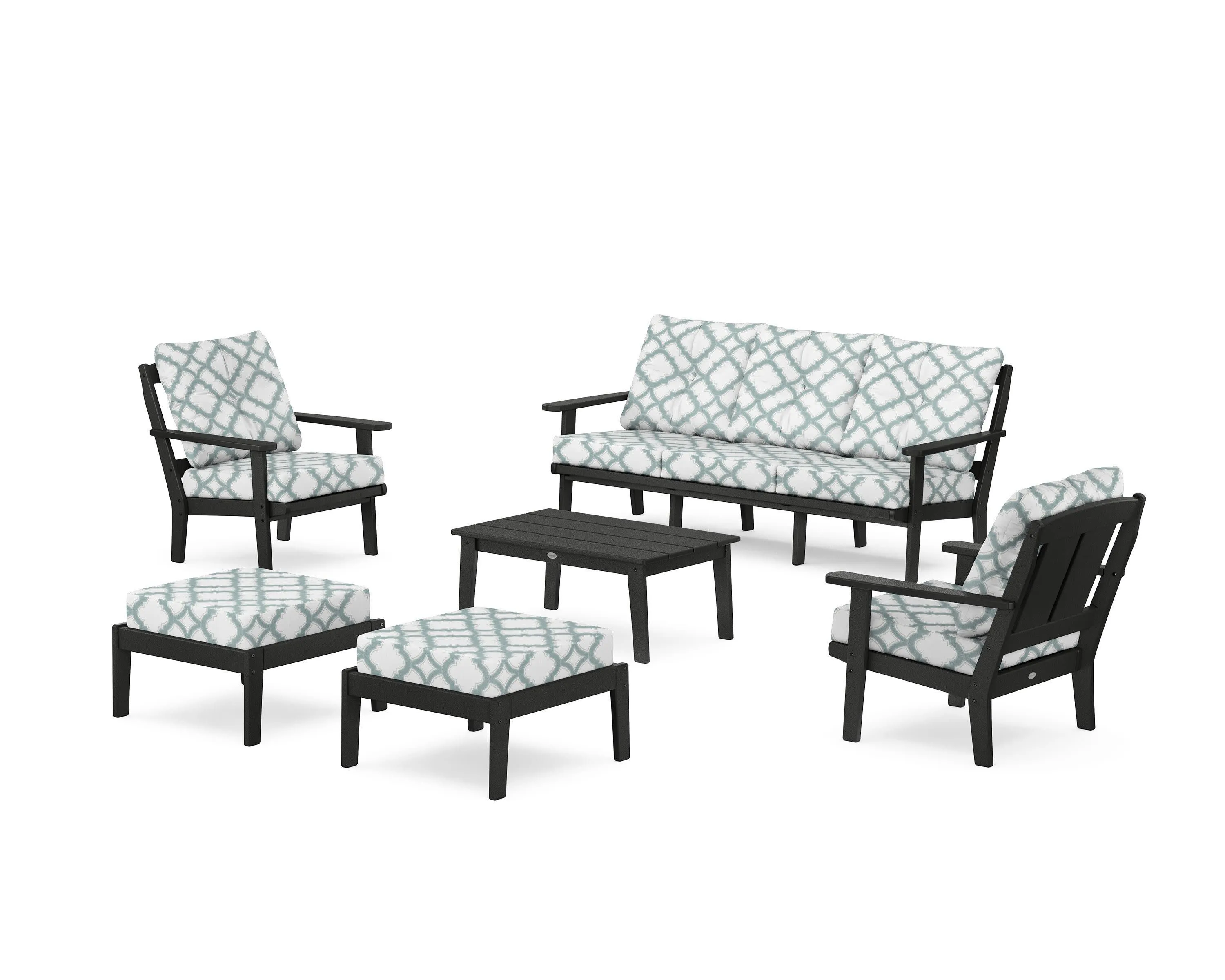 Mission 6-Piece Lounge Sofa Set