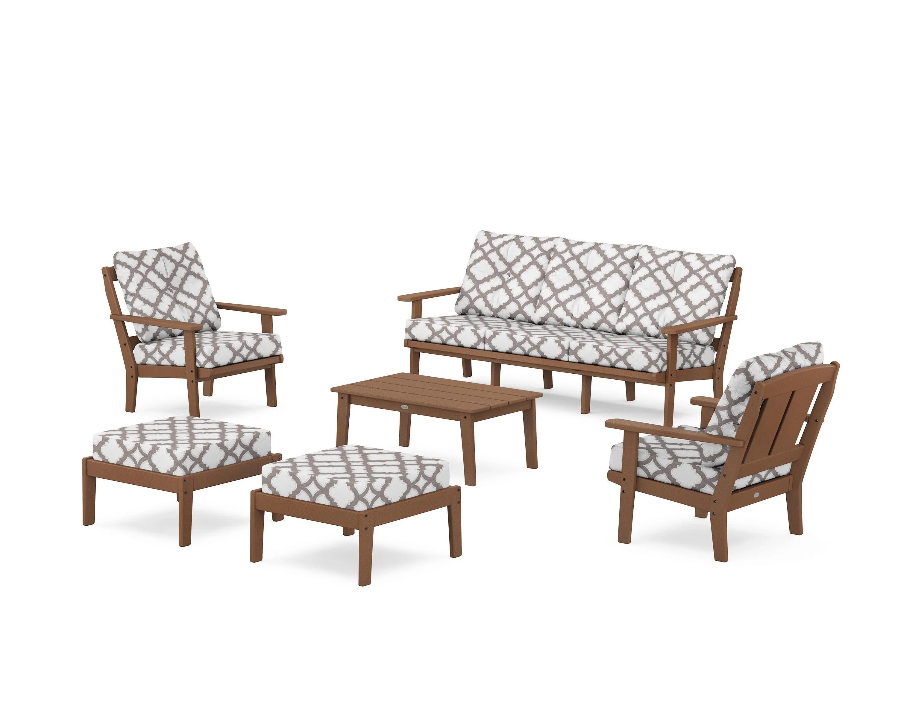 Mission 6-Piece Lounge Sofa Set