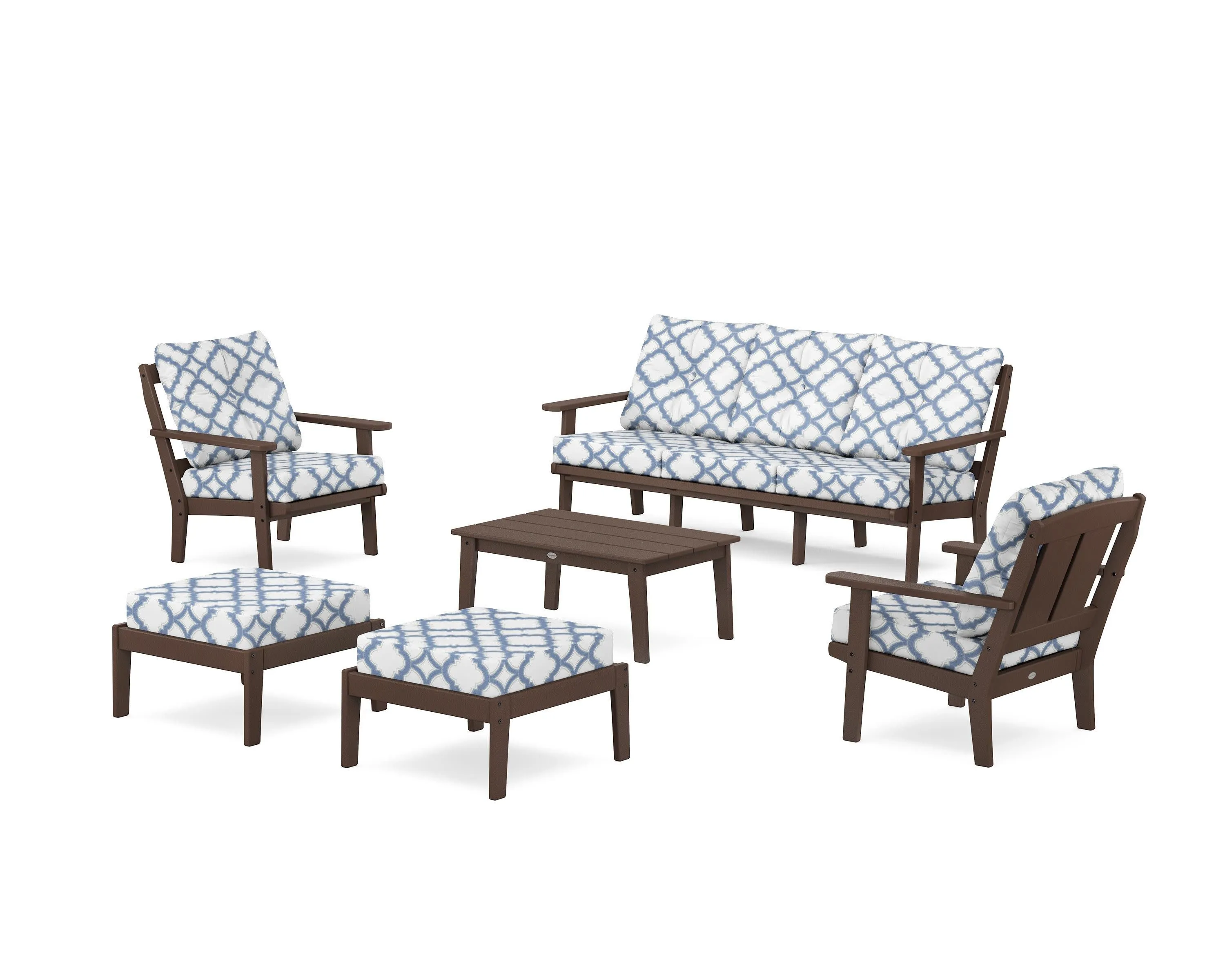 Mission 6-Piece Lounge Sofa Set