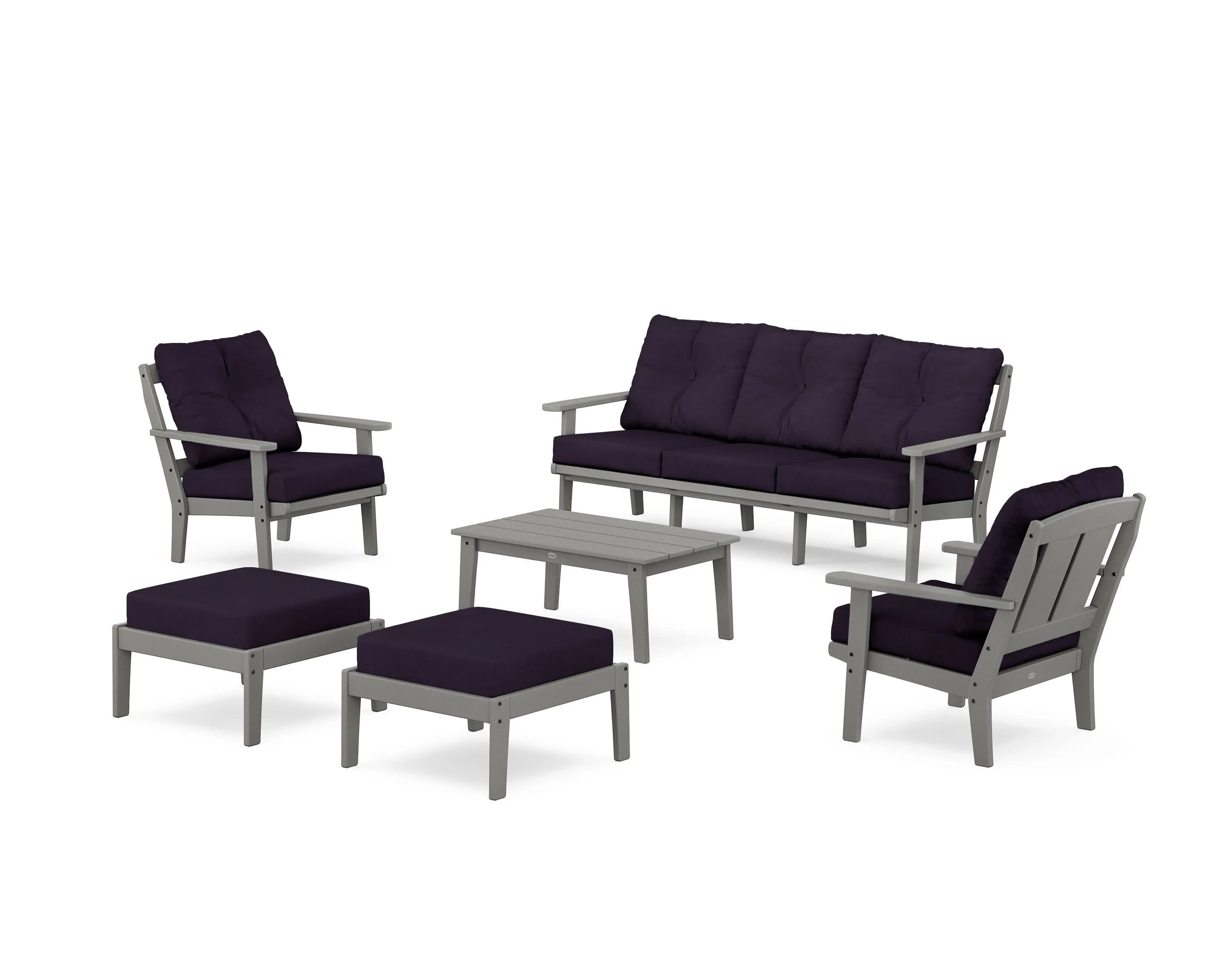 Mission 6-Piece Lounge Sofa Set