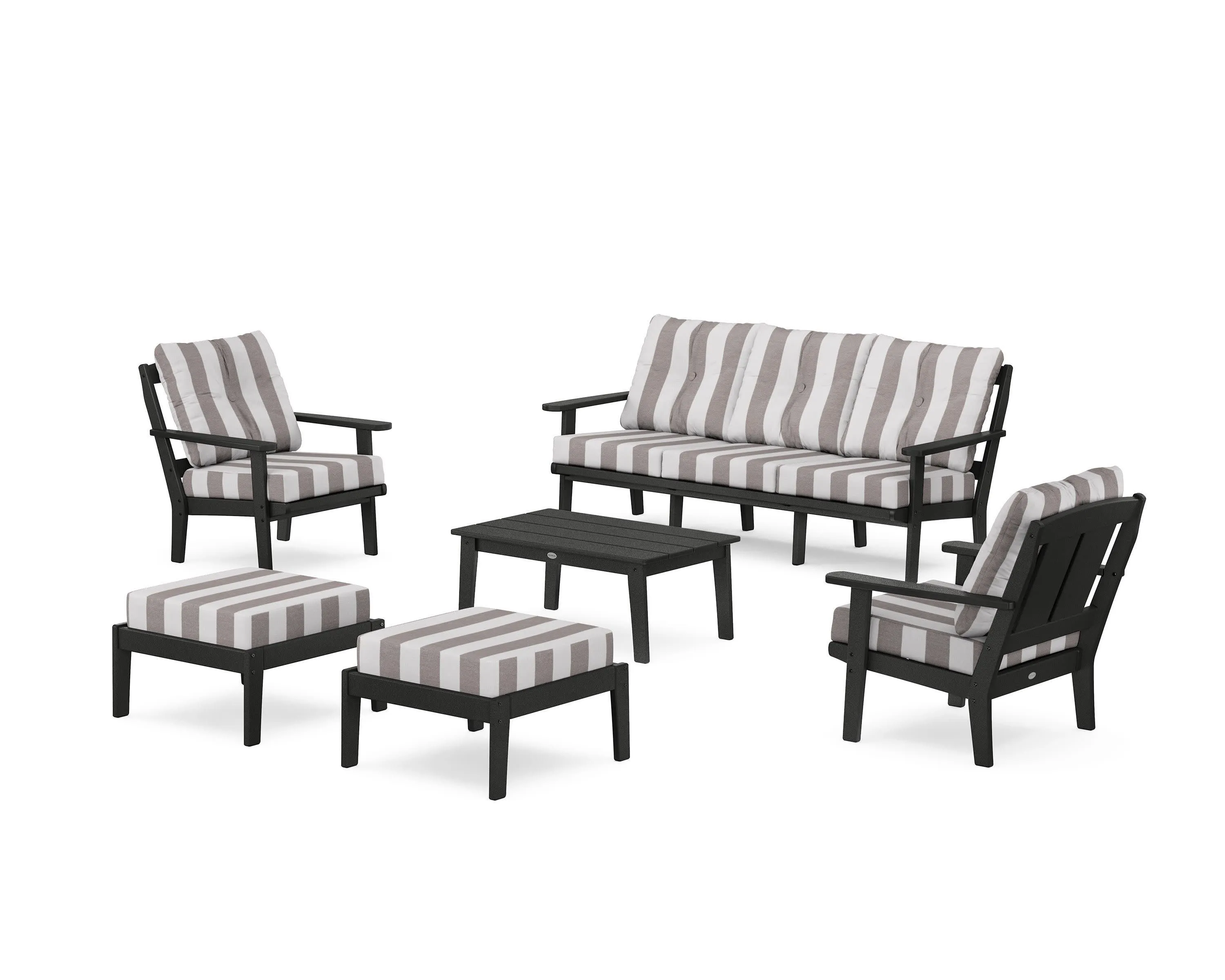 Mission 6-Piece Lounge Sofa Set