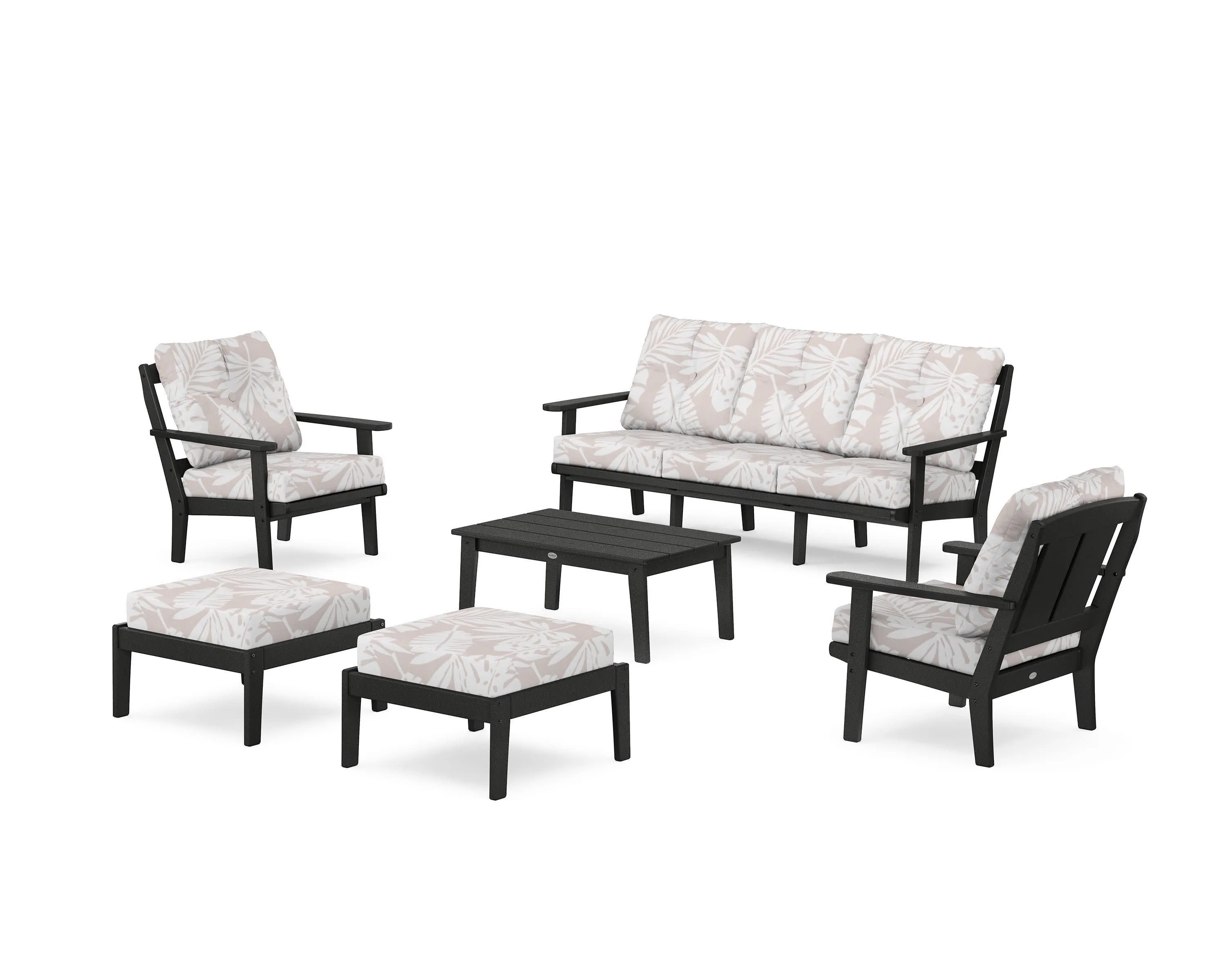 Mission 6-Piece Lounge Sofa Set