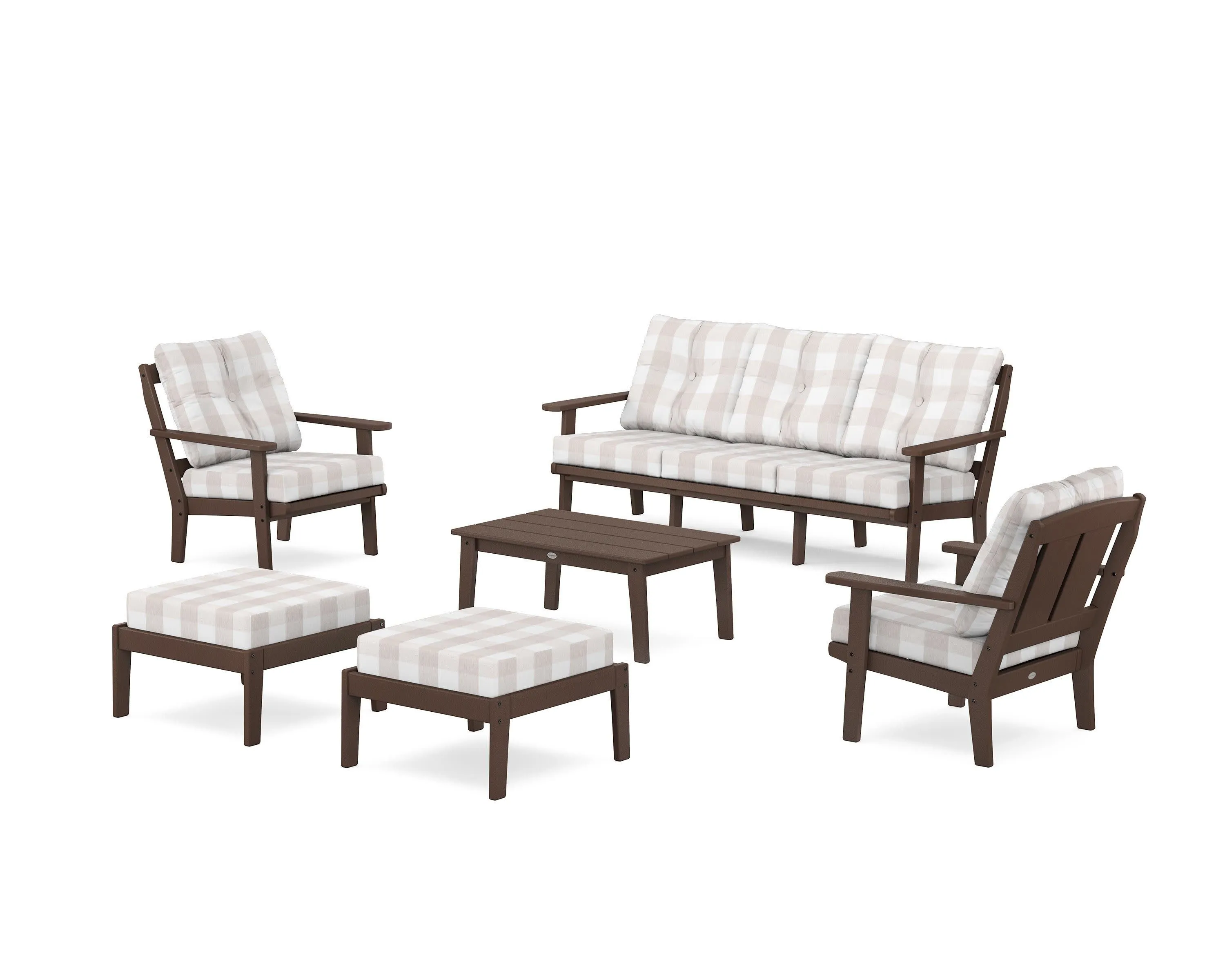 Mission 6-Piece Lounge Sofa Set