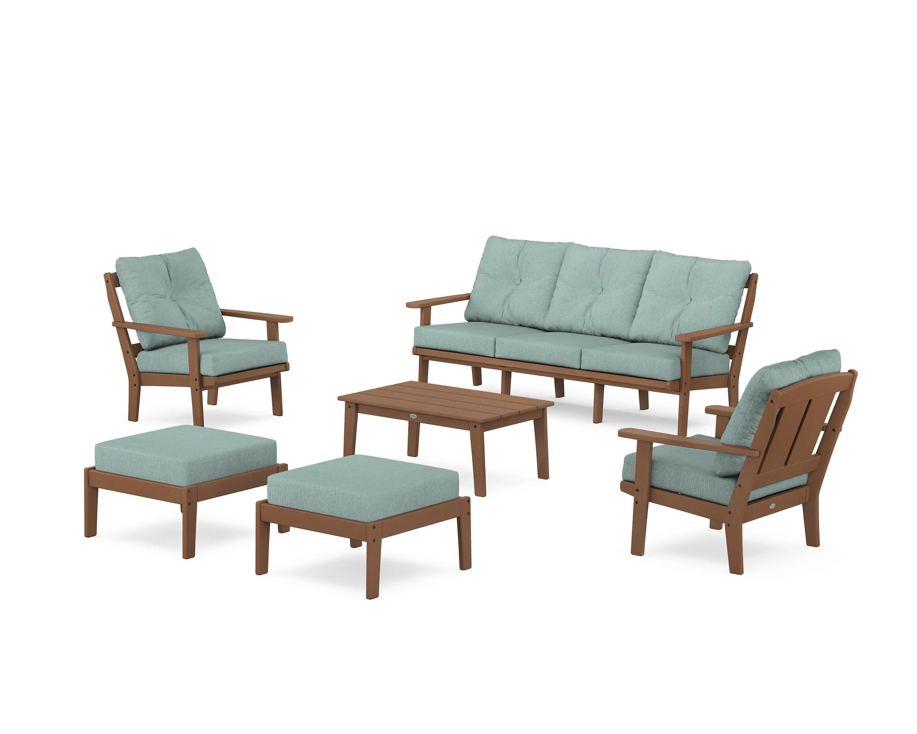 Mission 6-Piece Lounge Sofa Set