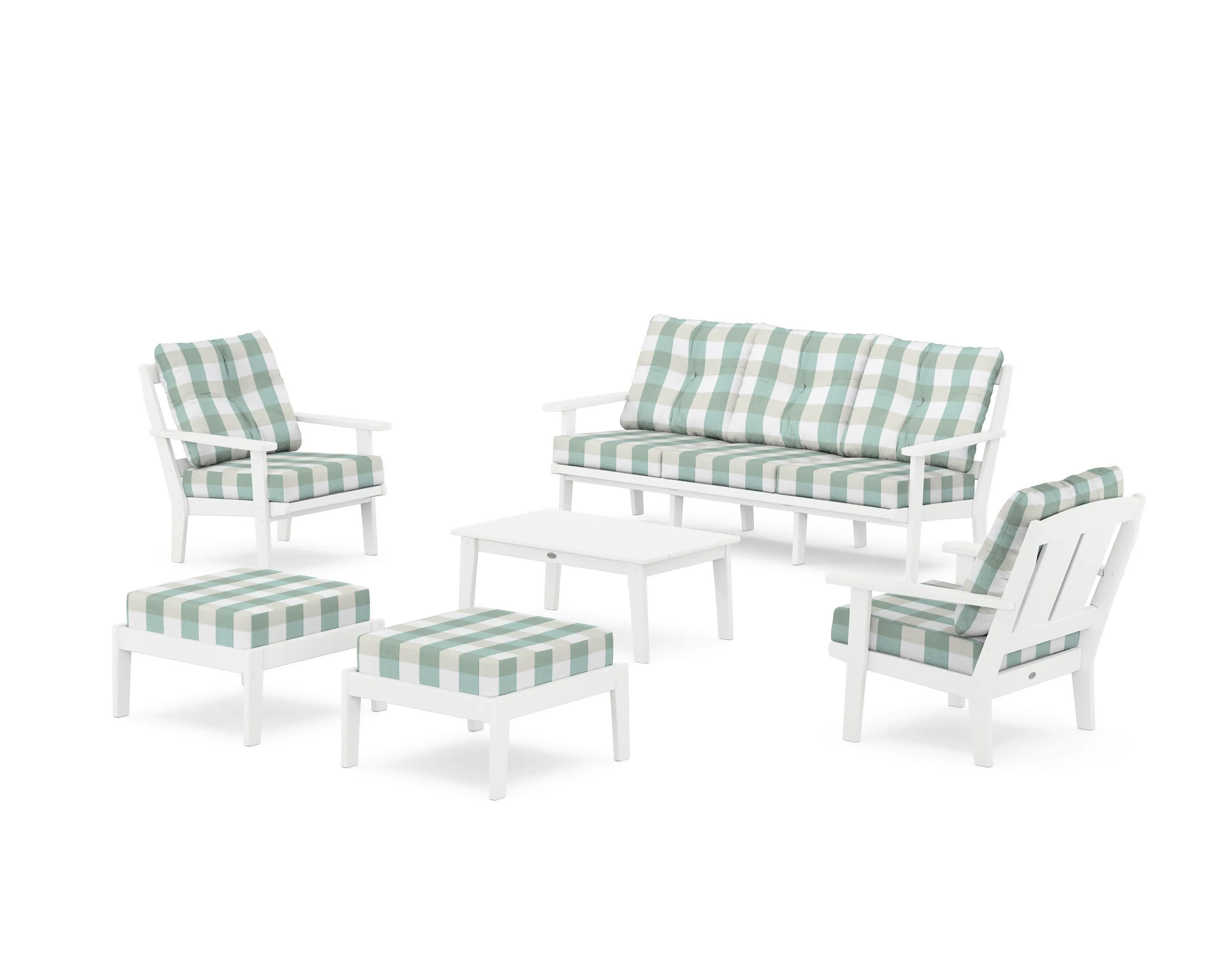 Mission 6-Piece Lounge Sofa Set