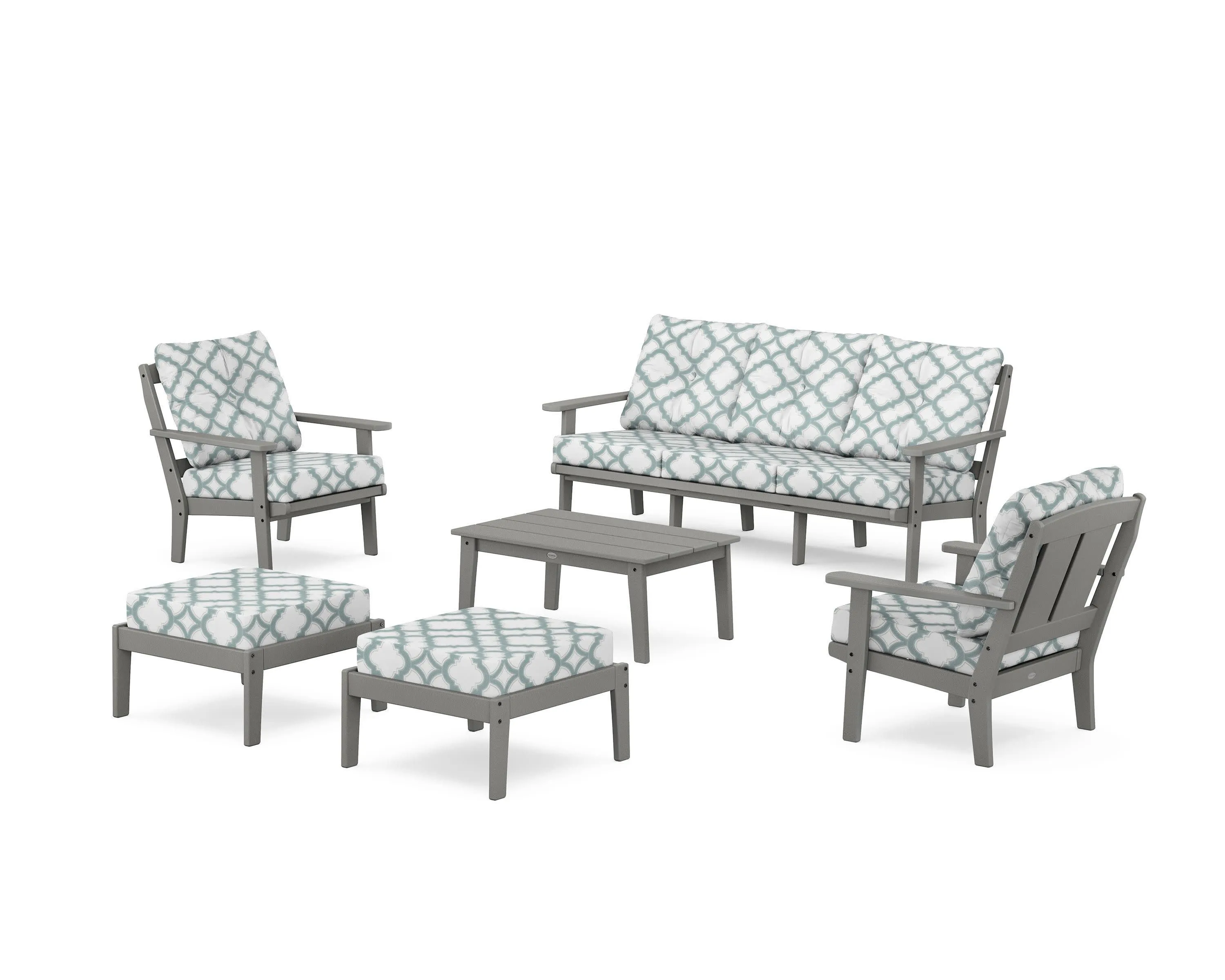 Mission 6-Piece Lounge Sofa Set
