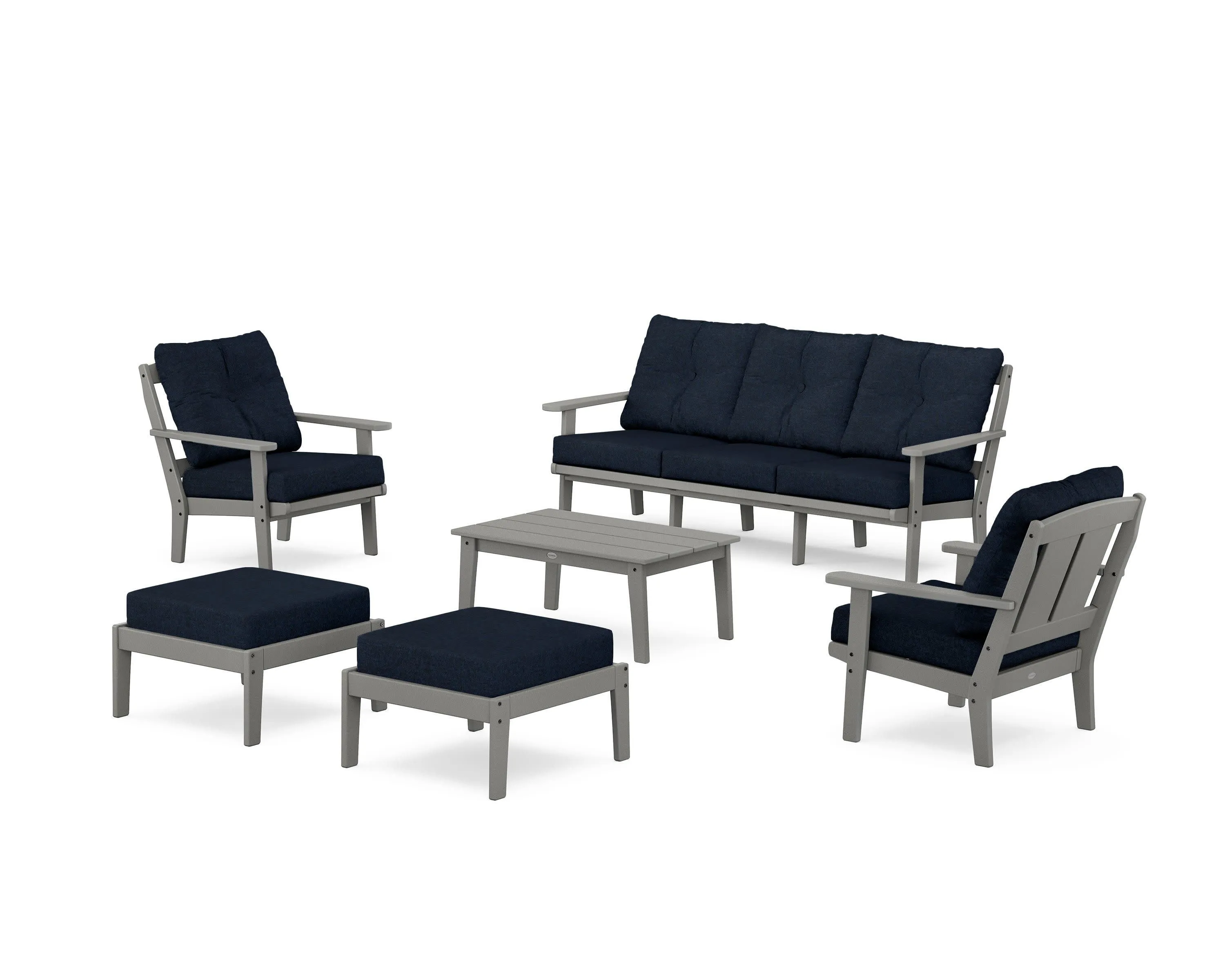 Mission 6-Piece Lounge Sofa Set
