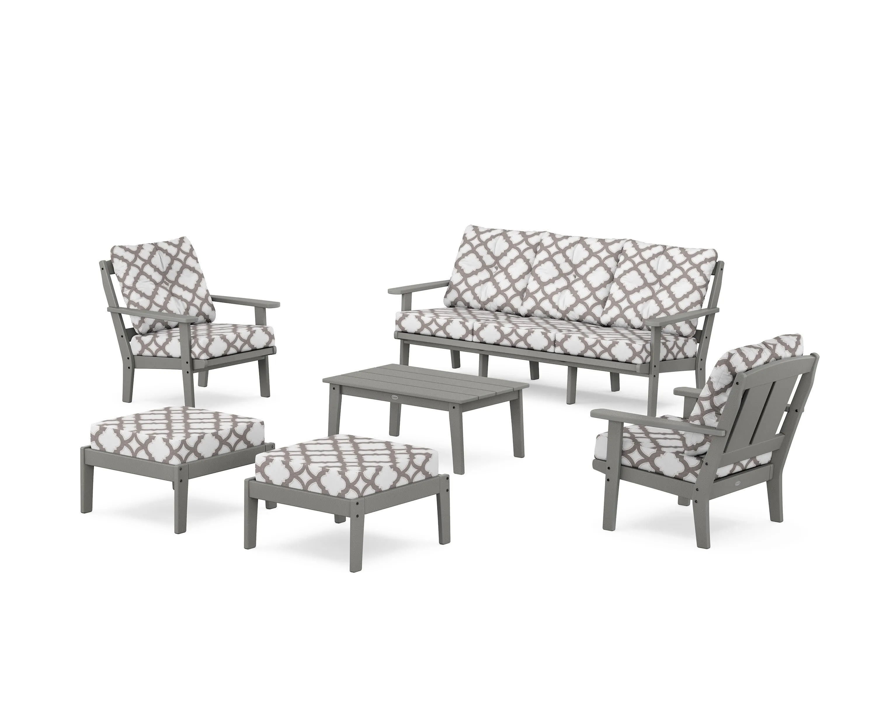 Mission 6-Piece Lounge Sofa Set