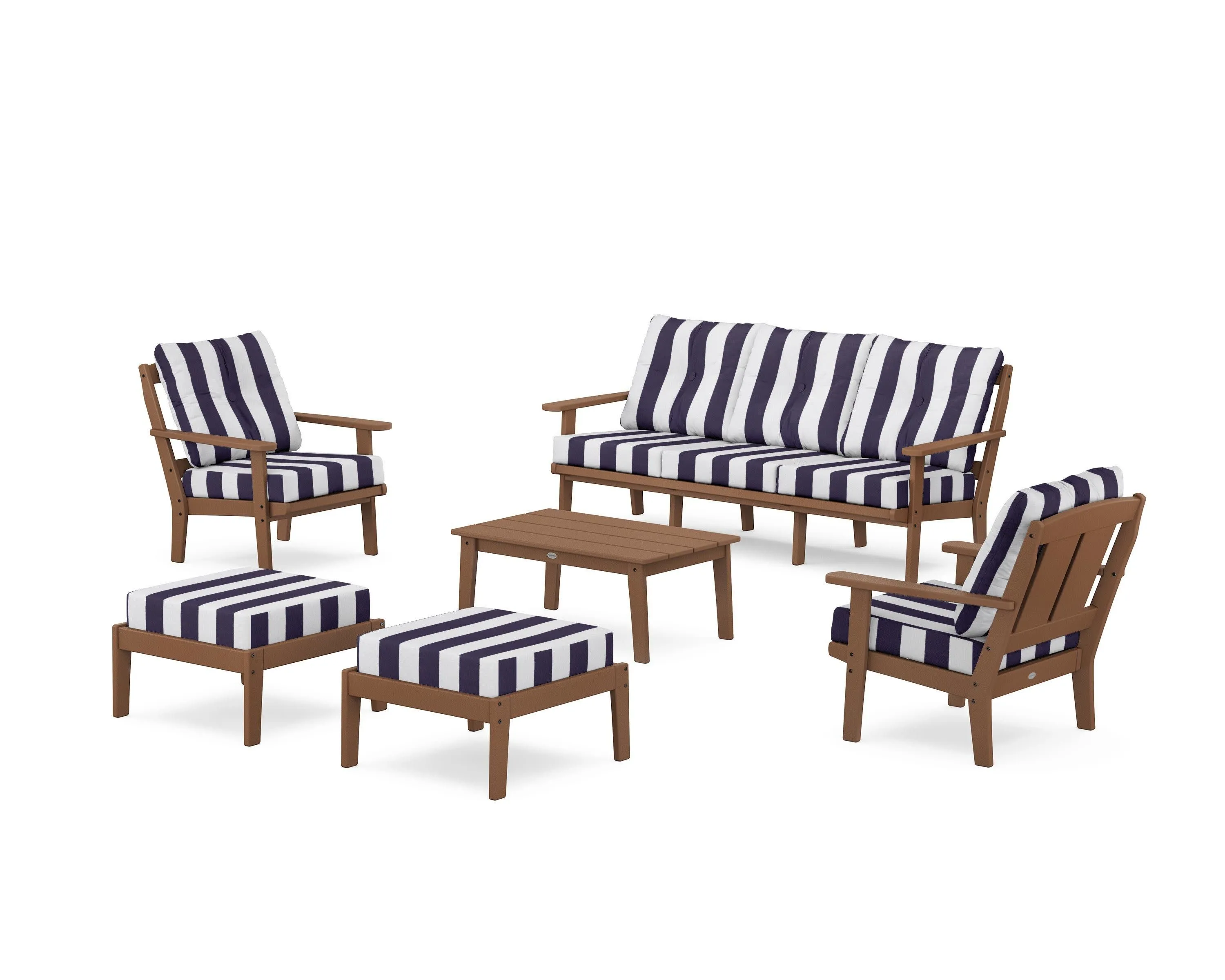 Mission 6-Piece Lounge Sofa Set