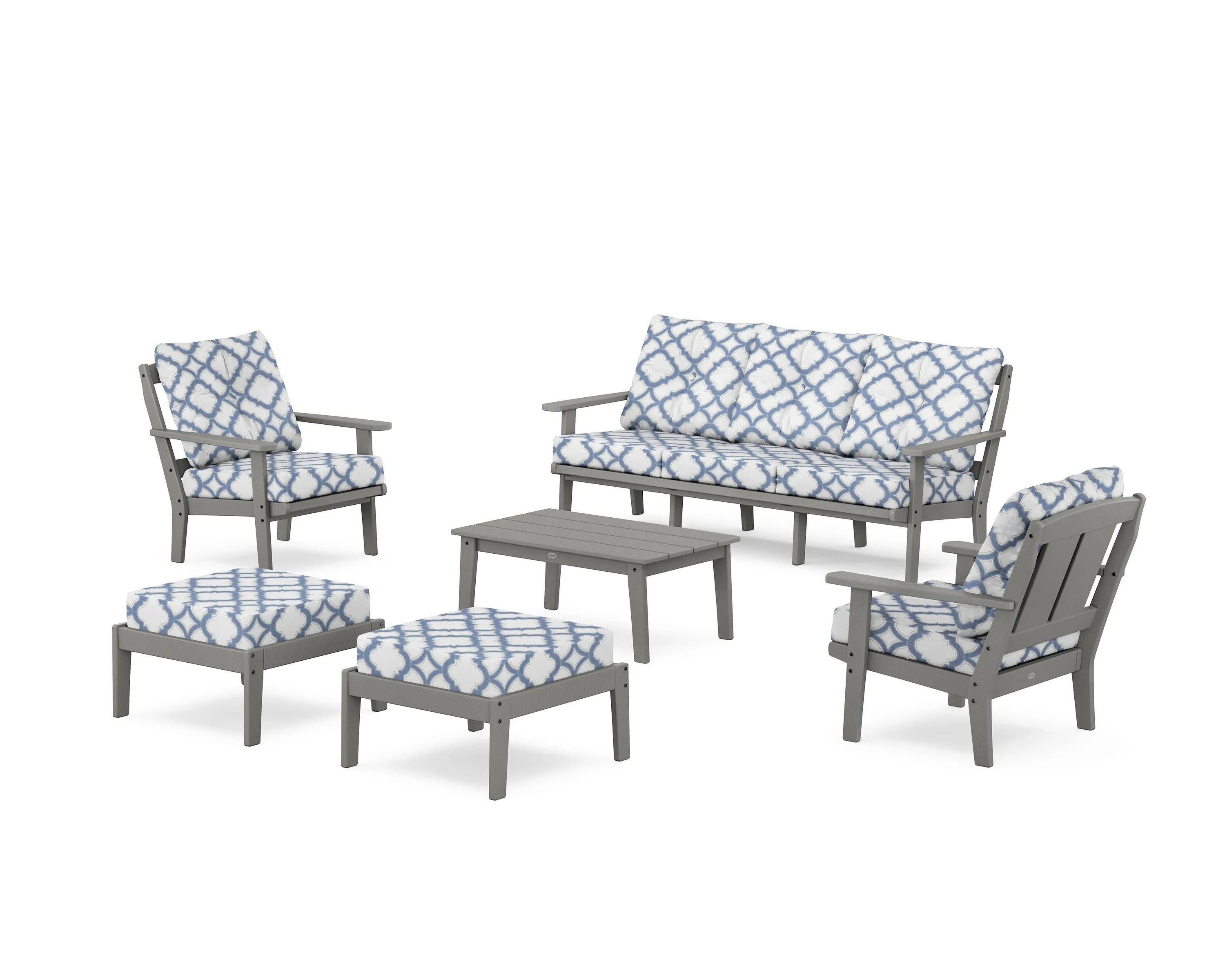 Mission 6-Piece Lounge Sofa Set