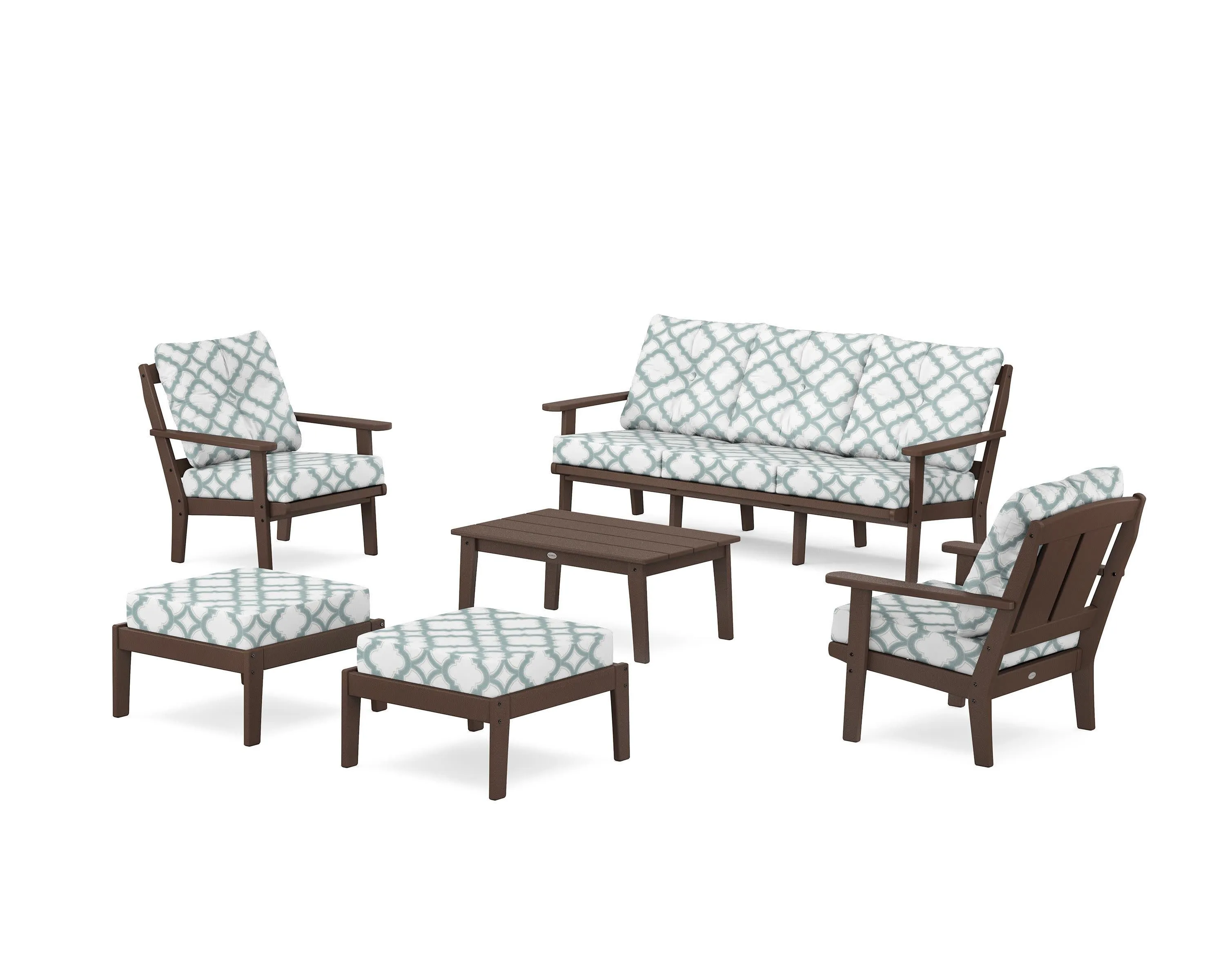 Mission 6-Piece Lounge Sofa Set