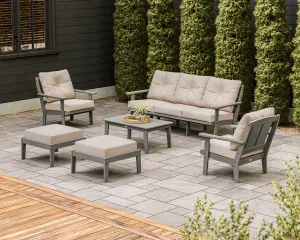Mission 6-Piece Lounge Sofa Set