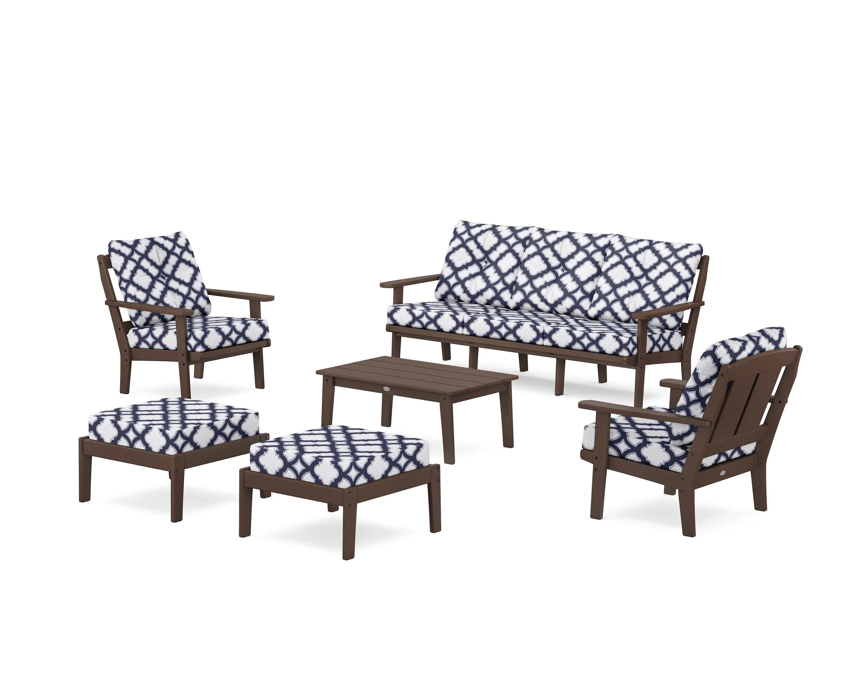 Mission 6-Piece Lounge Sofa Set