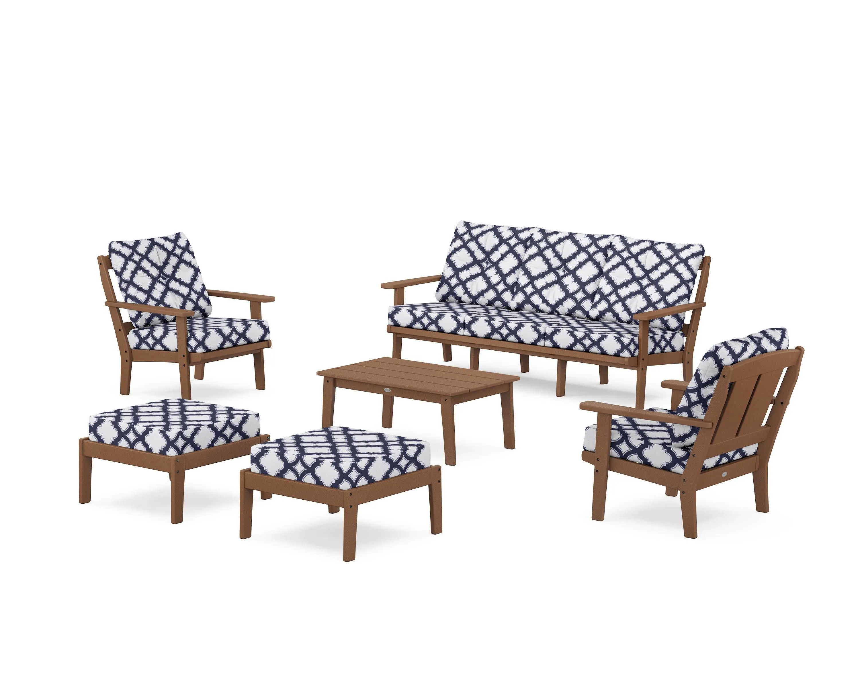 Mission 6-Piece Lounge Sofa Set
