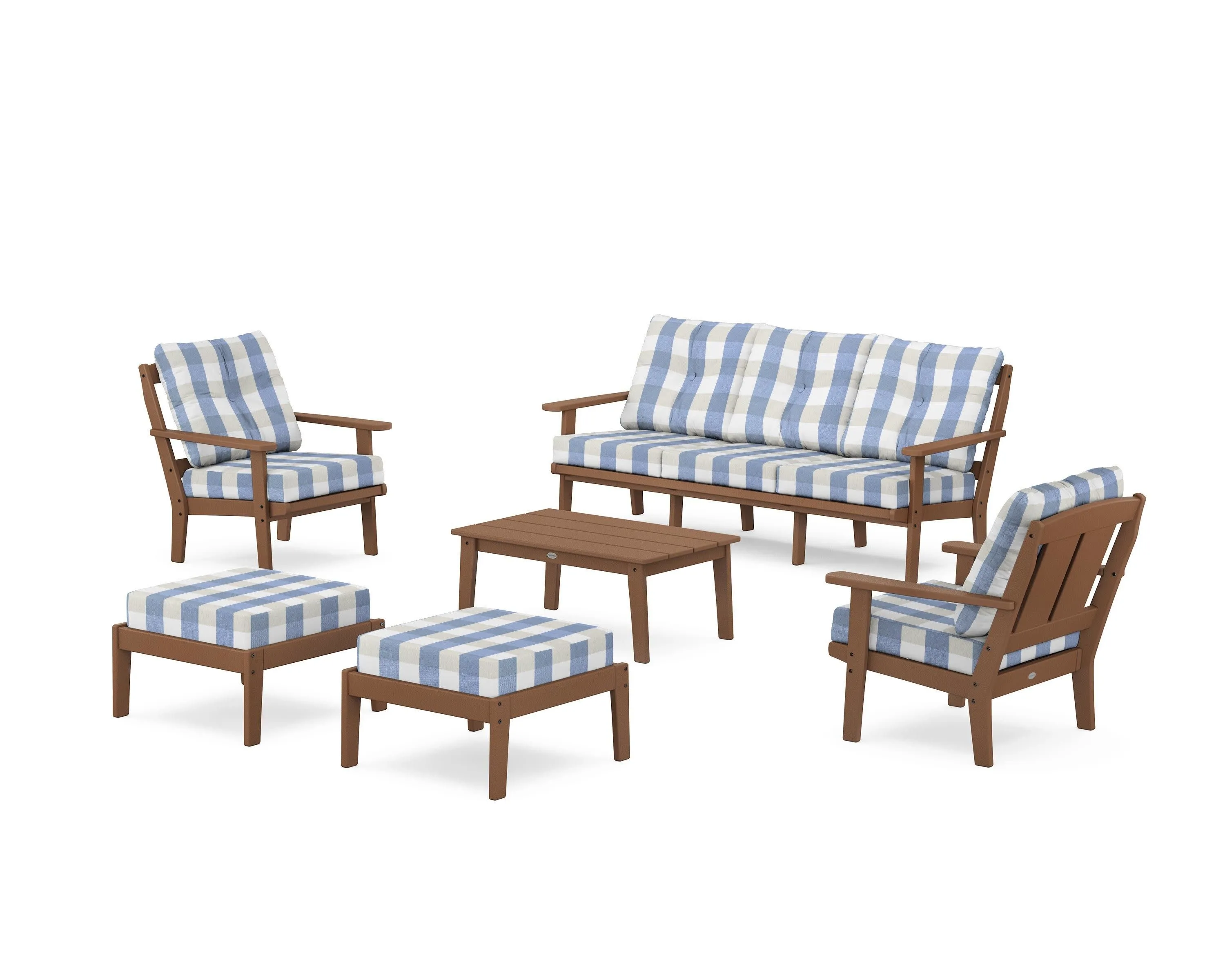 Mission 6-Piece Lounge Sofa Set
