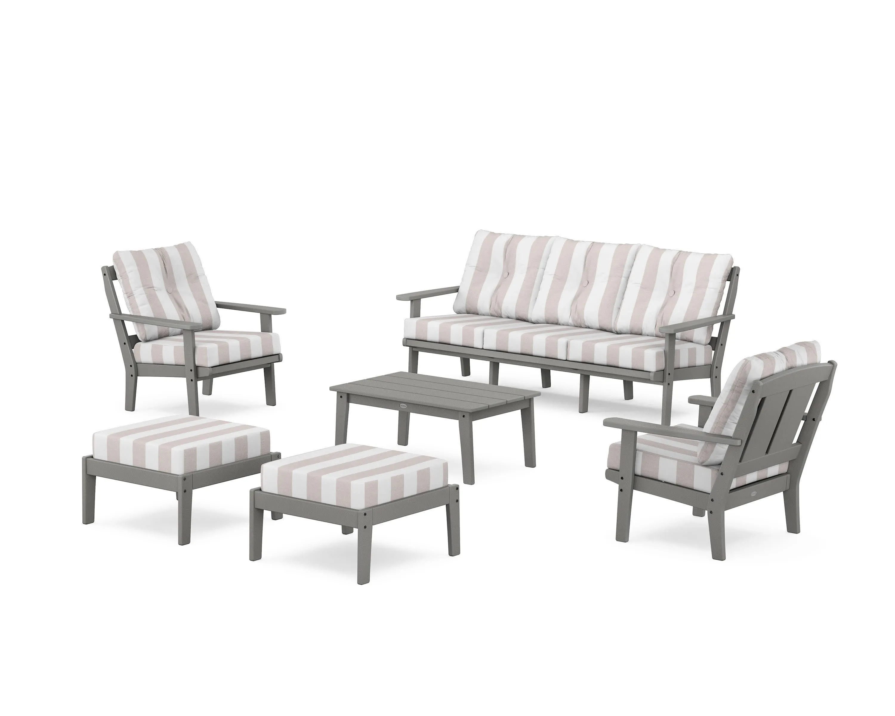 Mission 6-Piece Lounge Sofa Set