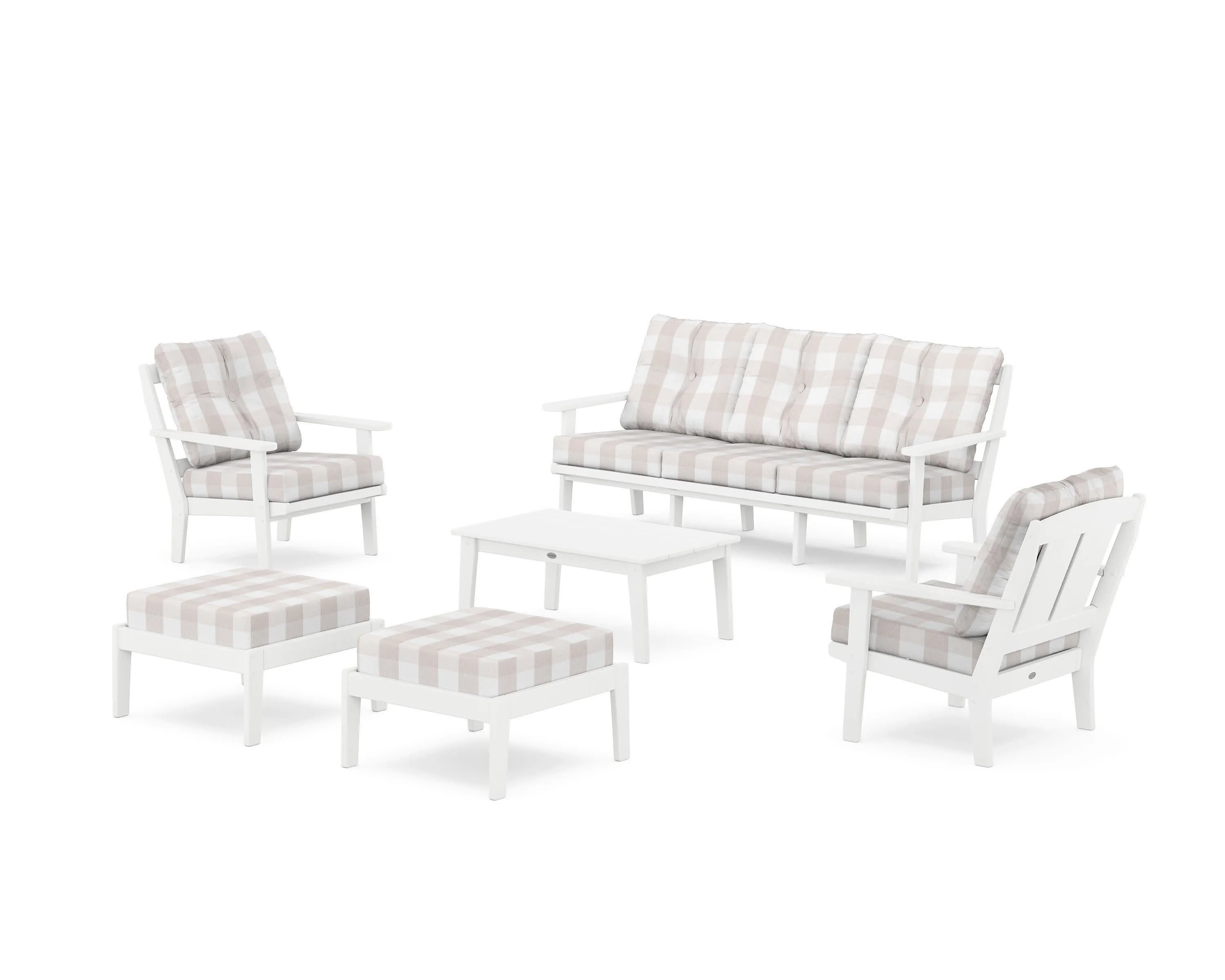Mission 6-Piece Lounge Sofa Set