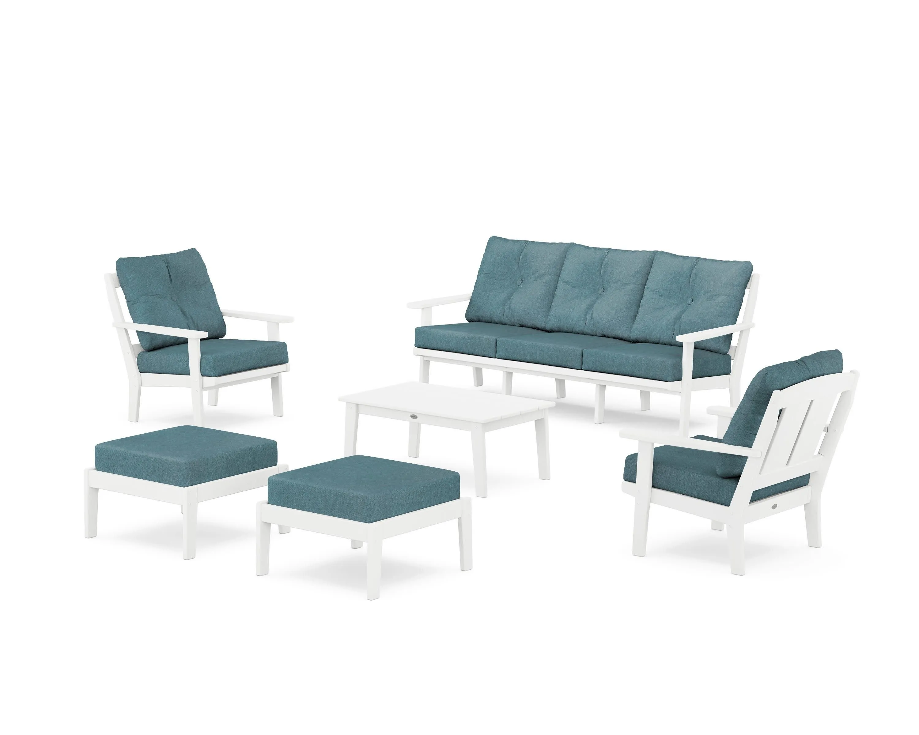 Mission 6-Piece Lounge Sofa Set