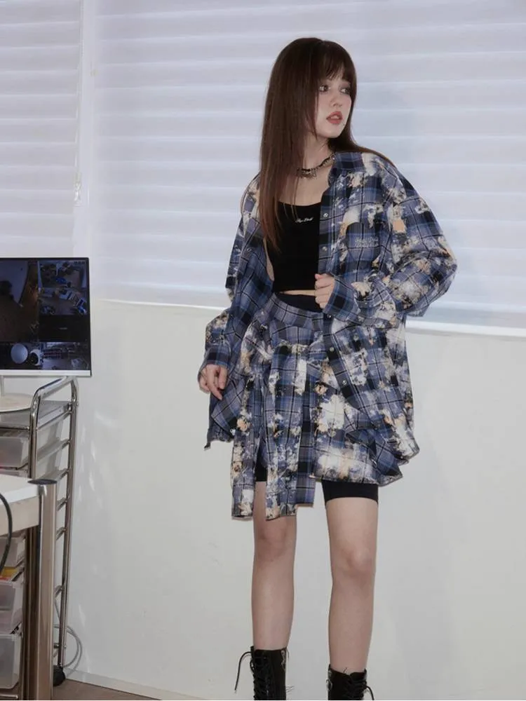 Plaid casual shirt【s0000008893】
